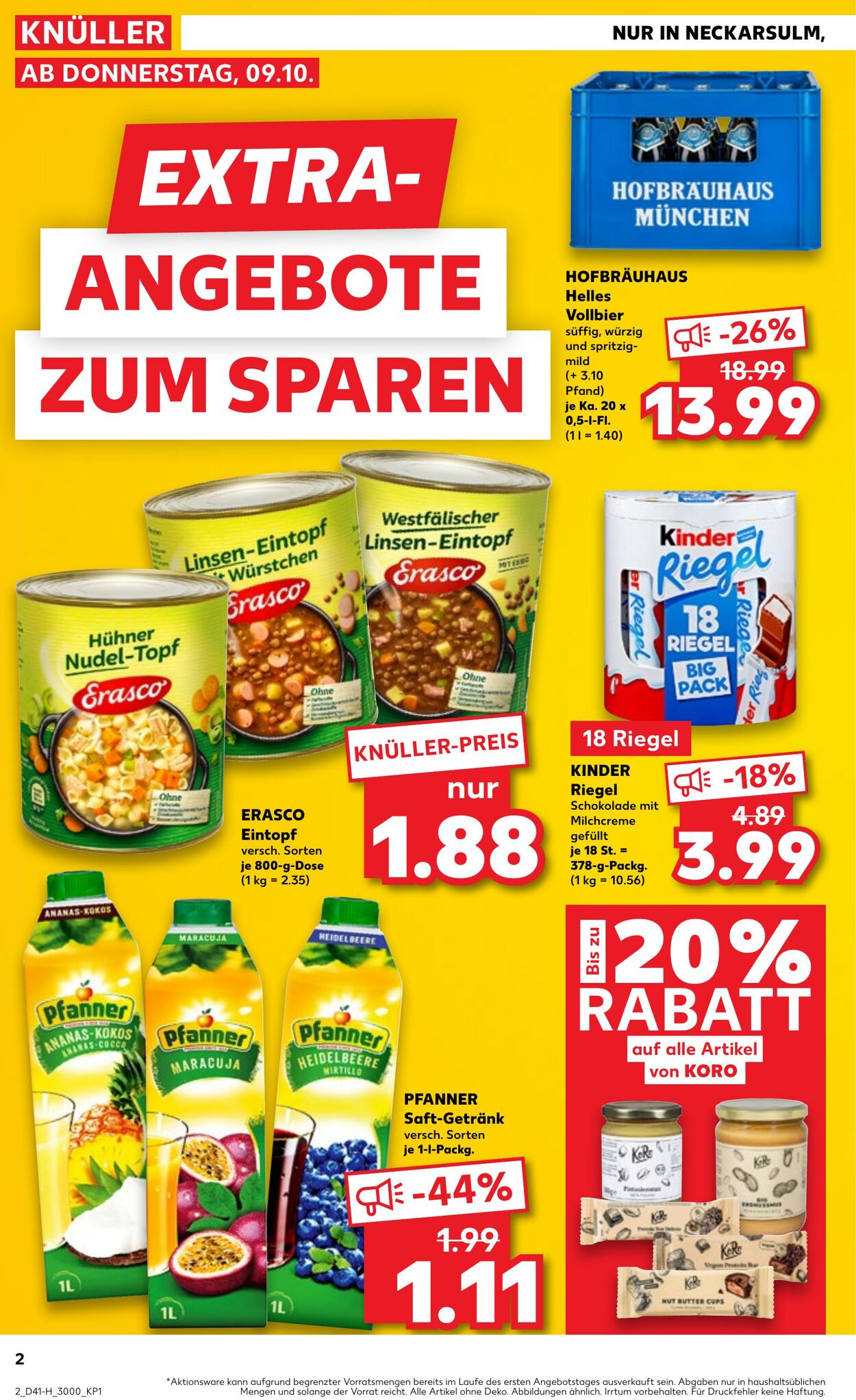 Prospekt Kaufland 09.10.2025 - 15.10.2025