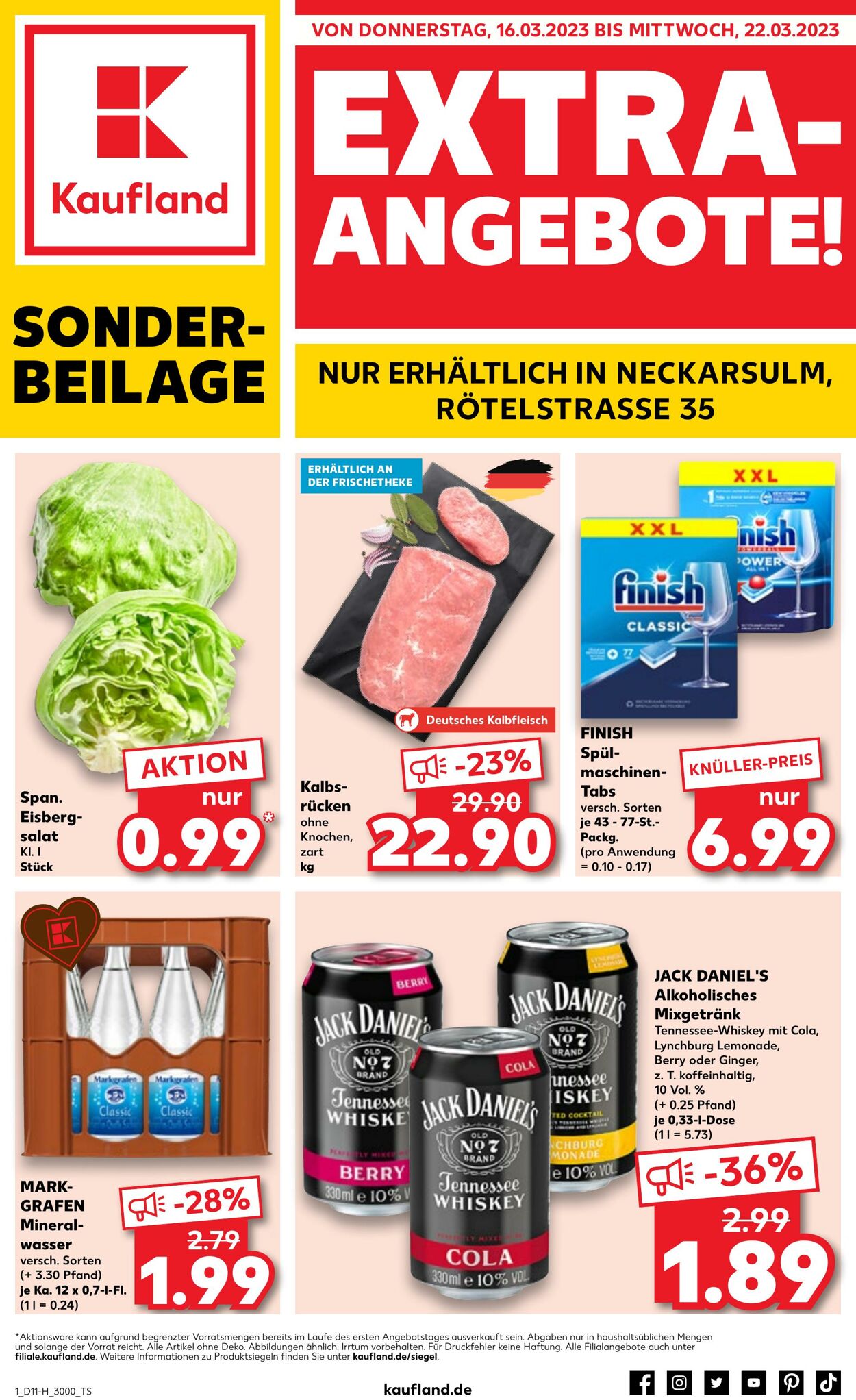 Prospekt Kaufland 16.03.2023 - 22.03.2023