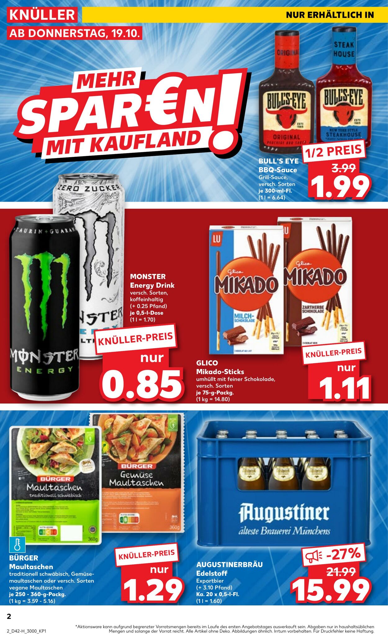 Prospekt Kaufland 19.10.2023 - 25.10.2023