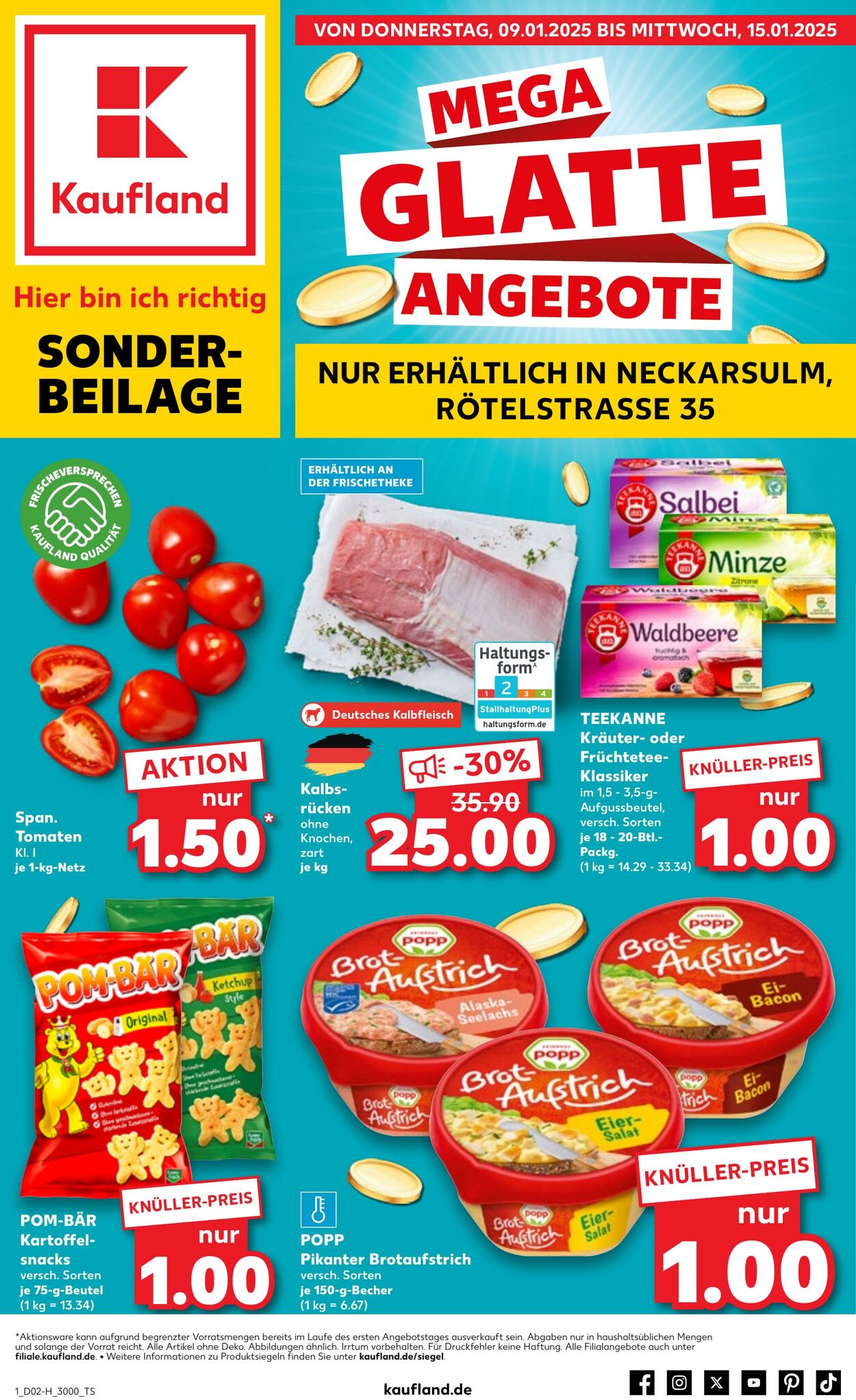 Prospekt Kaufland 09.01.2025 - 15.01.2025