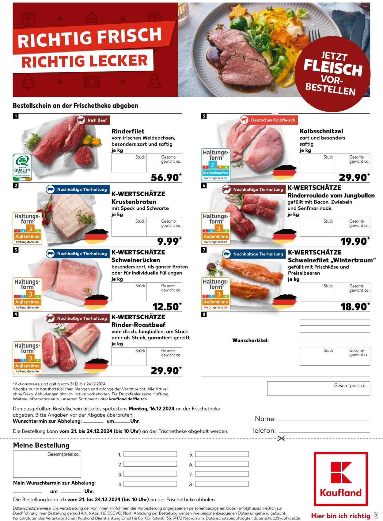Prospekt Kaufland 25.11.2024 - 19.12.2024