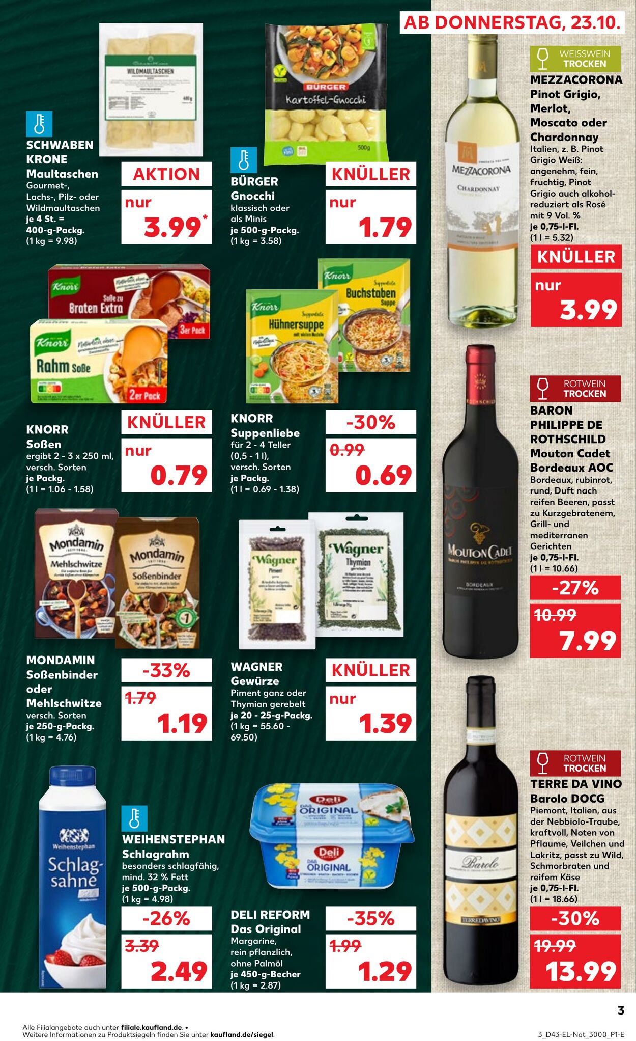 Prospekt Kaufland 23.10.2025 - 29.10.2025