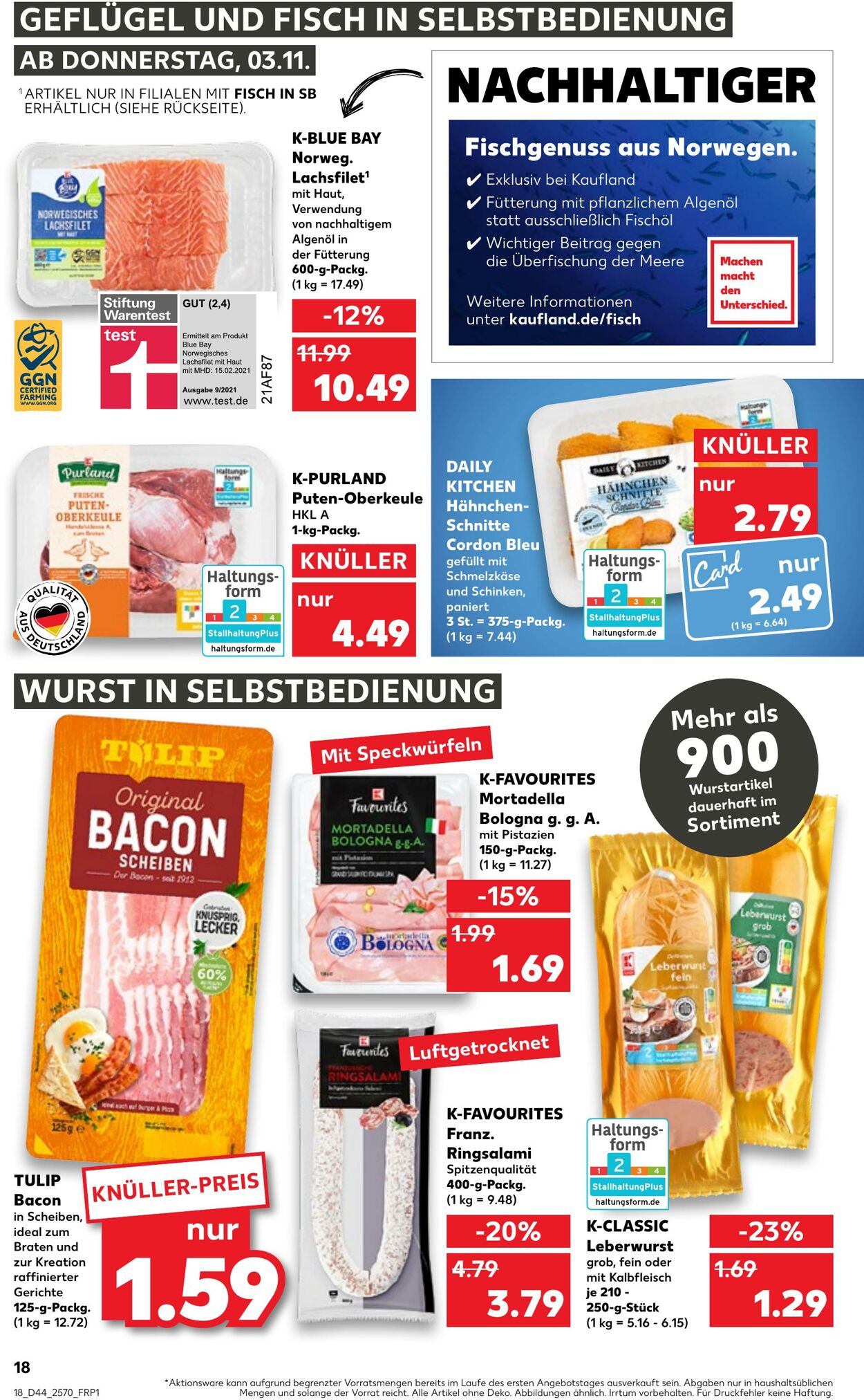 Prospekt Kaufland 03.11.2022 - 09.11.2022