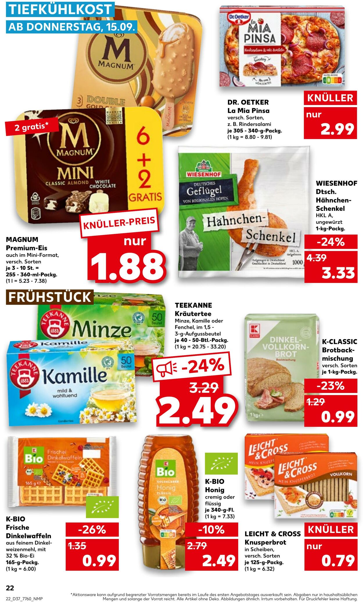 Prospekt Kaufland 15.09.2022 - 21.09.2022