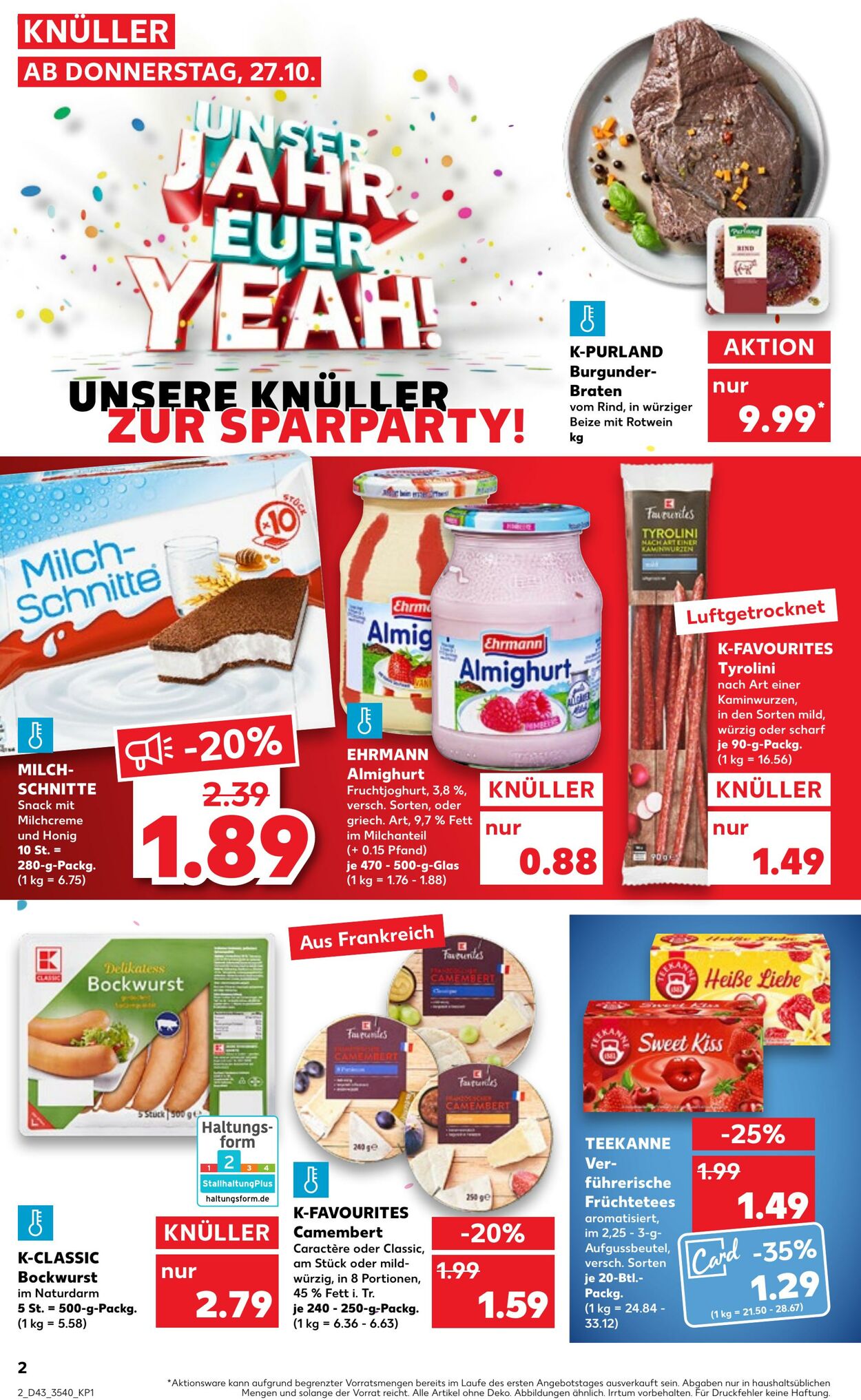 Prospekt Kaufland 27.10.2022 - 02.11.2022