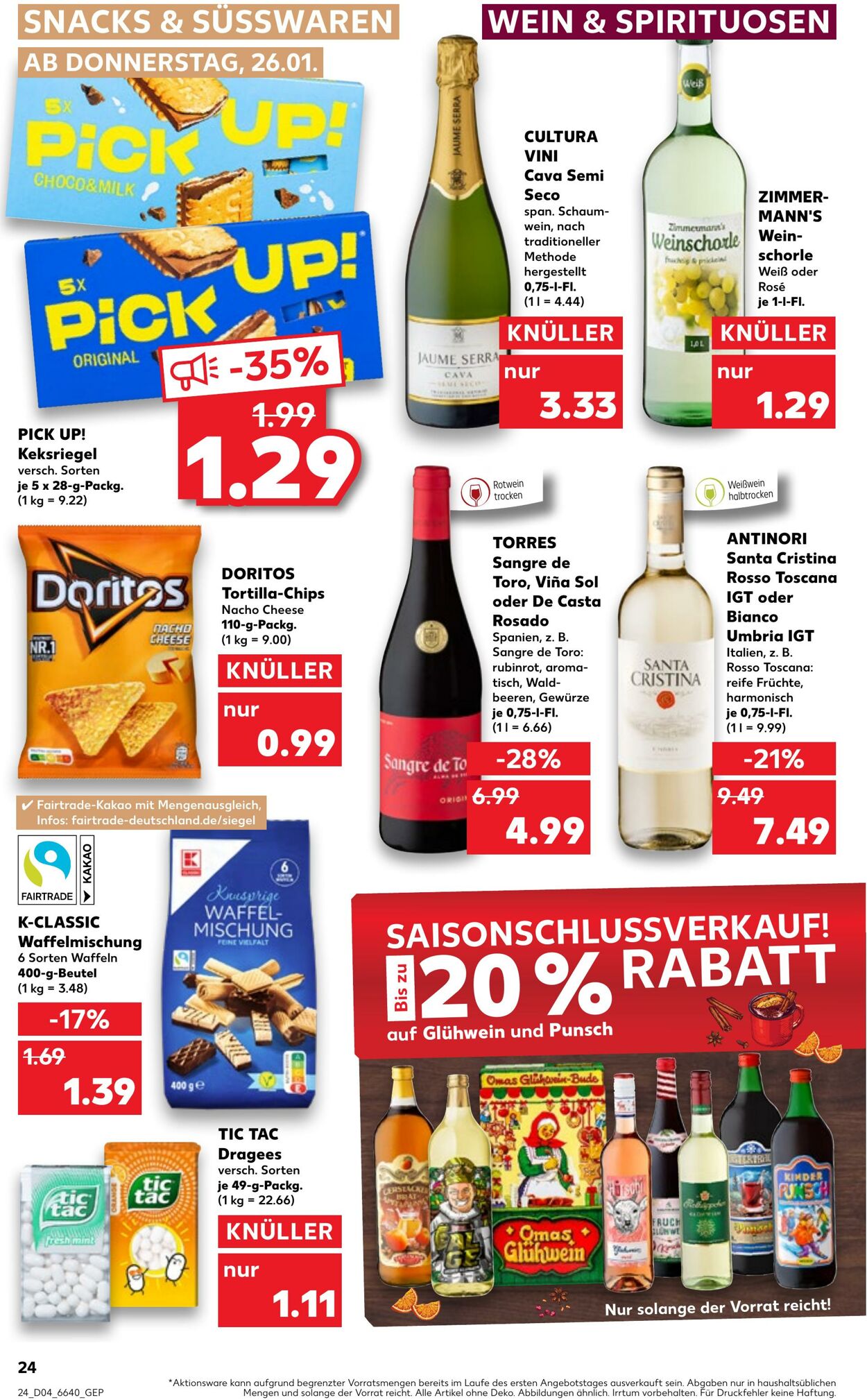 Prospekt Kaufland 26.01.2023 - 01.02.2023