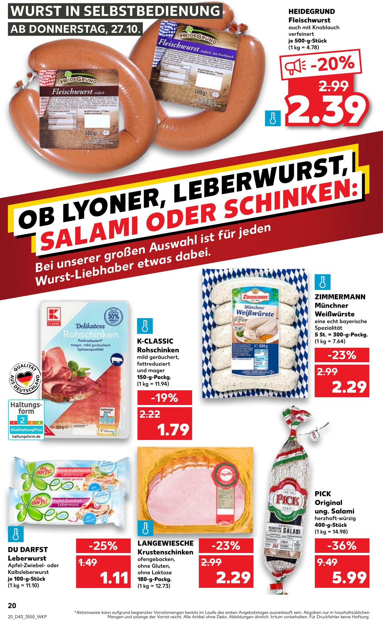 Prospekt Kaufland 27.10.2022 - 02.11.2022