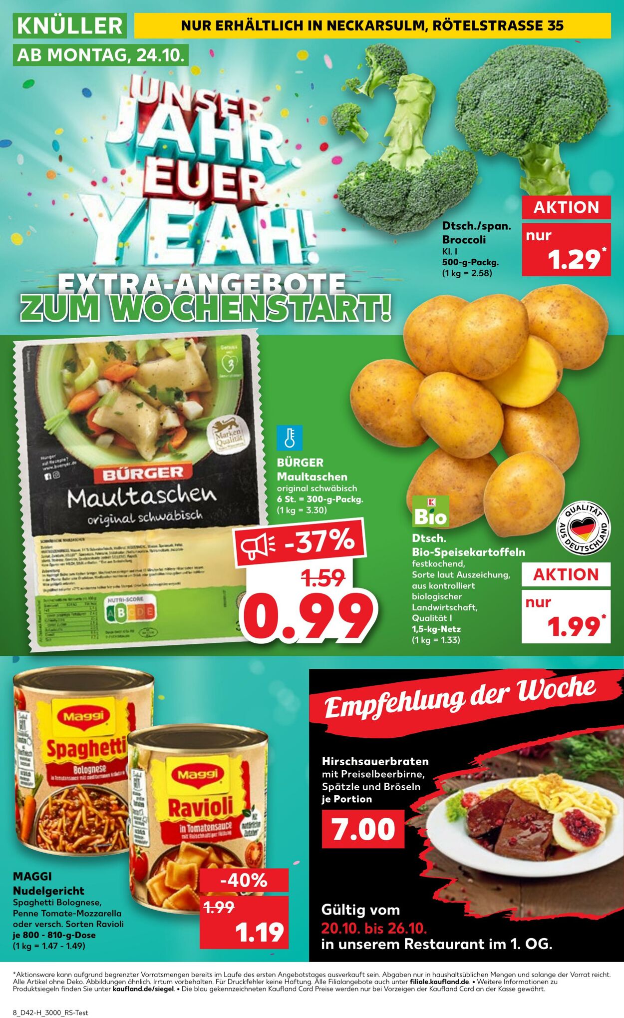 Prospekt Kaufland 20.10.2022 - 26.10.2022