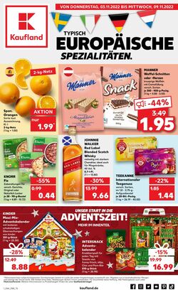 Prospekt Kaufland 03.11.2022 - 09.11.2022