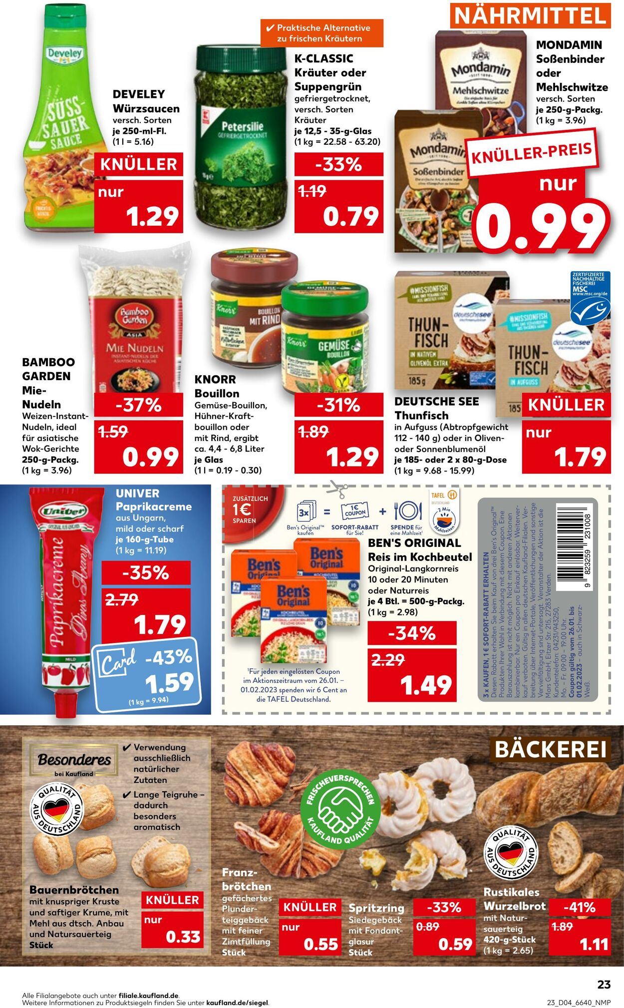 Prospekt Kaufland 26.01.2023 - 01.02.2023