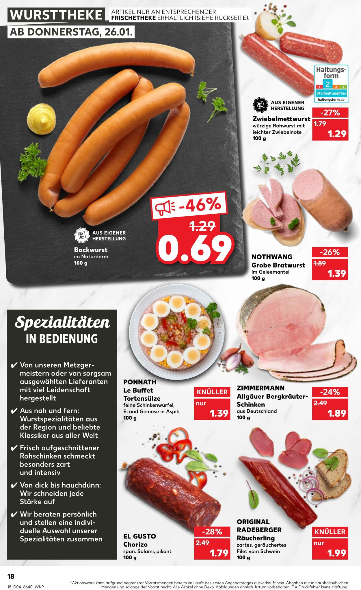 Prospekt Kaufland 26.01.2023 - 01.02.2023