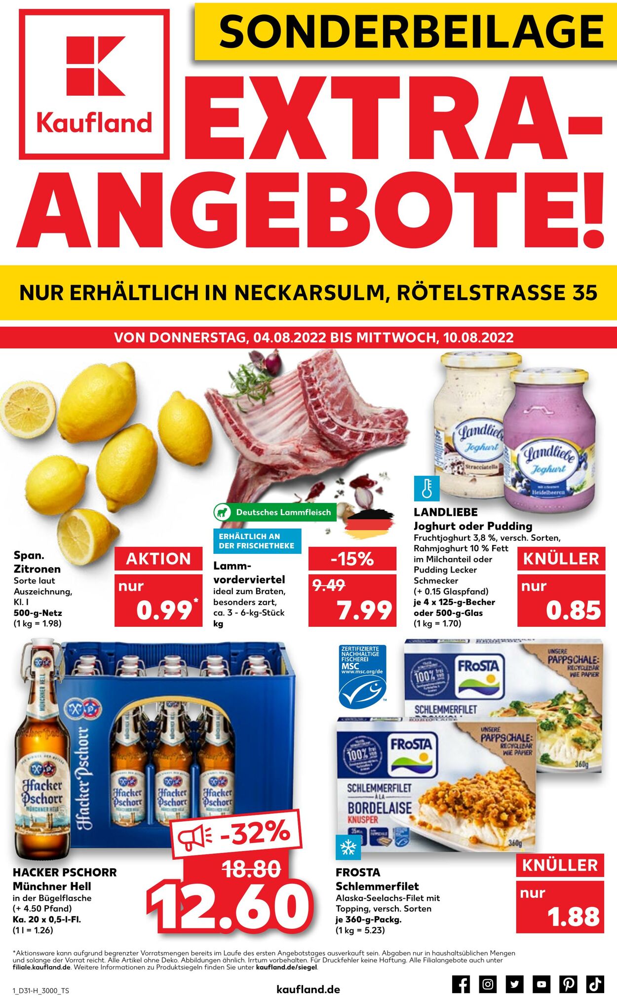 Prospekt Kaufland 04.08.2022 - 10.08.2022