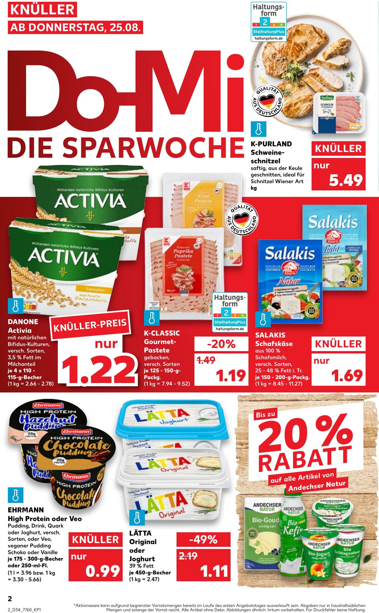 Prospekt Kaufland 25.08.2022 - 31.08.2022