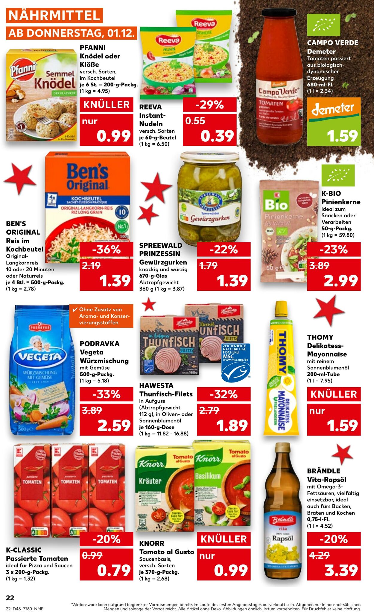 Prospekt Kaufland 01.12.2022 - 07.12.2022