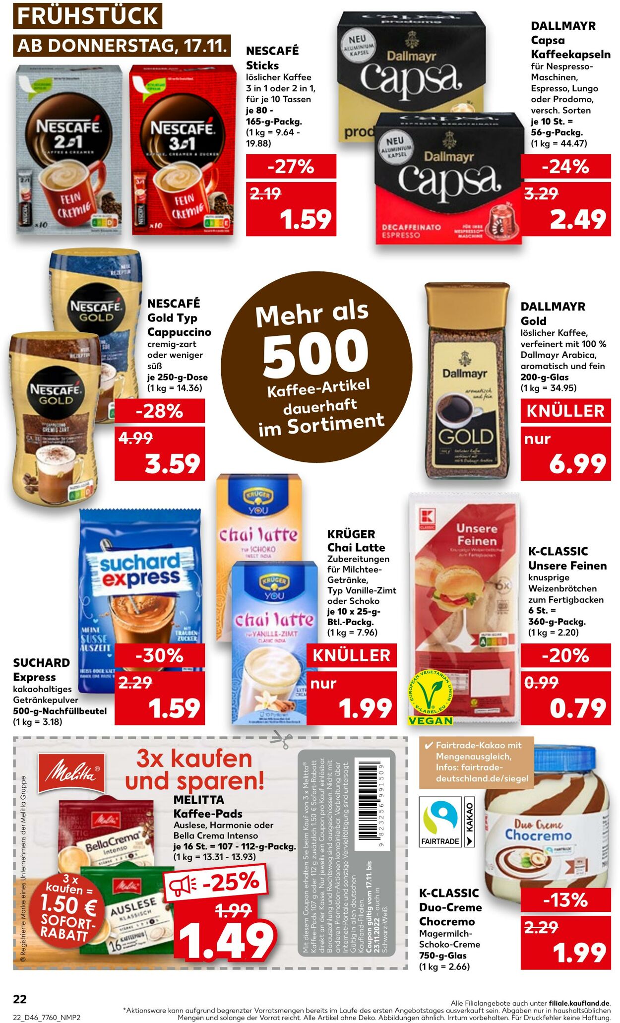 Prospekt Kaufland 17.11.2022 - 23.11.2022