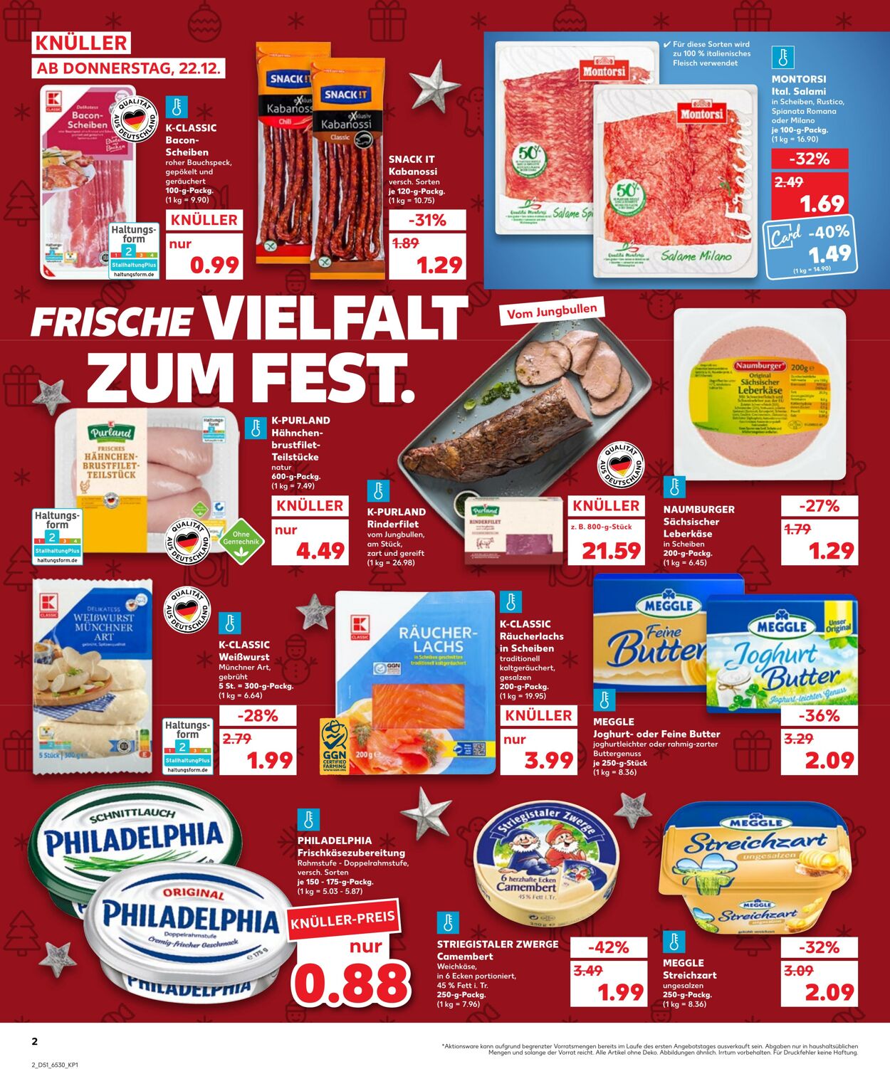 Prospekt Kaufland 22.12.2022 - 28.12.2022