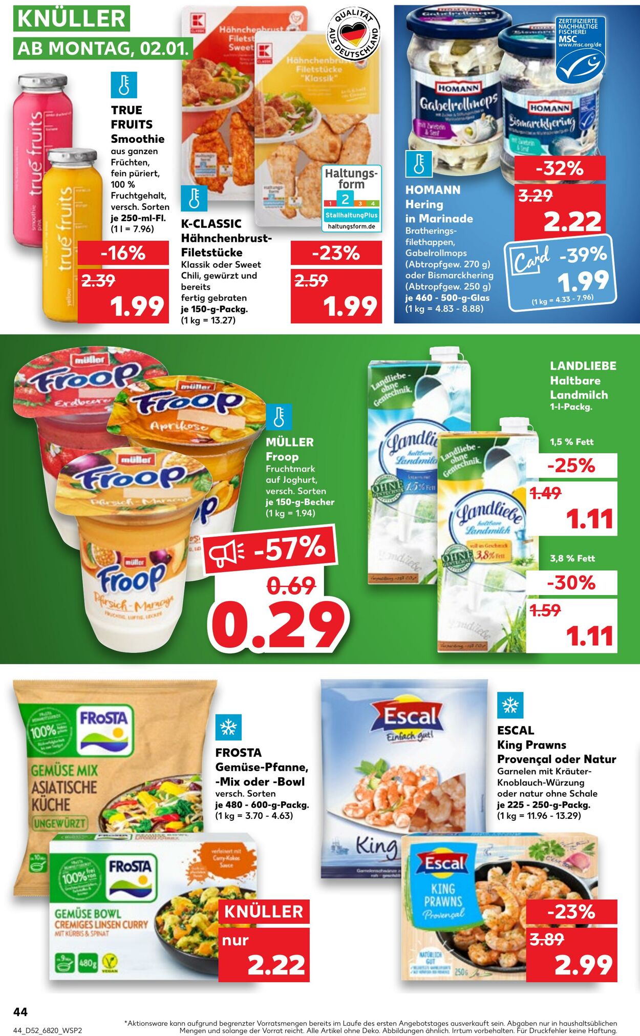 Prospekt Kaufland 29.12.2022 - 04.01.2023