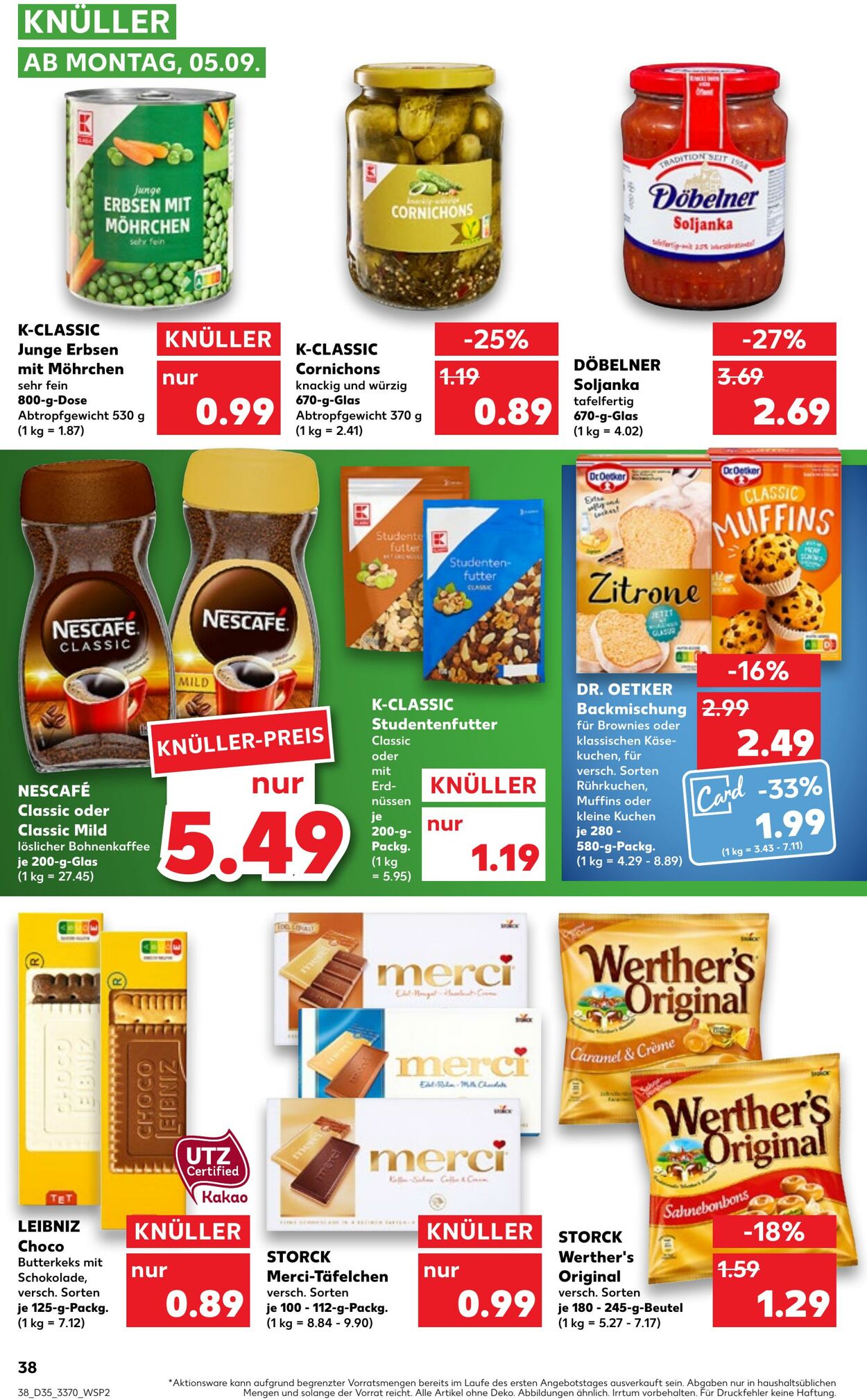 Prospekt Kaufland 01.09.2022 - 07.09.2022