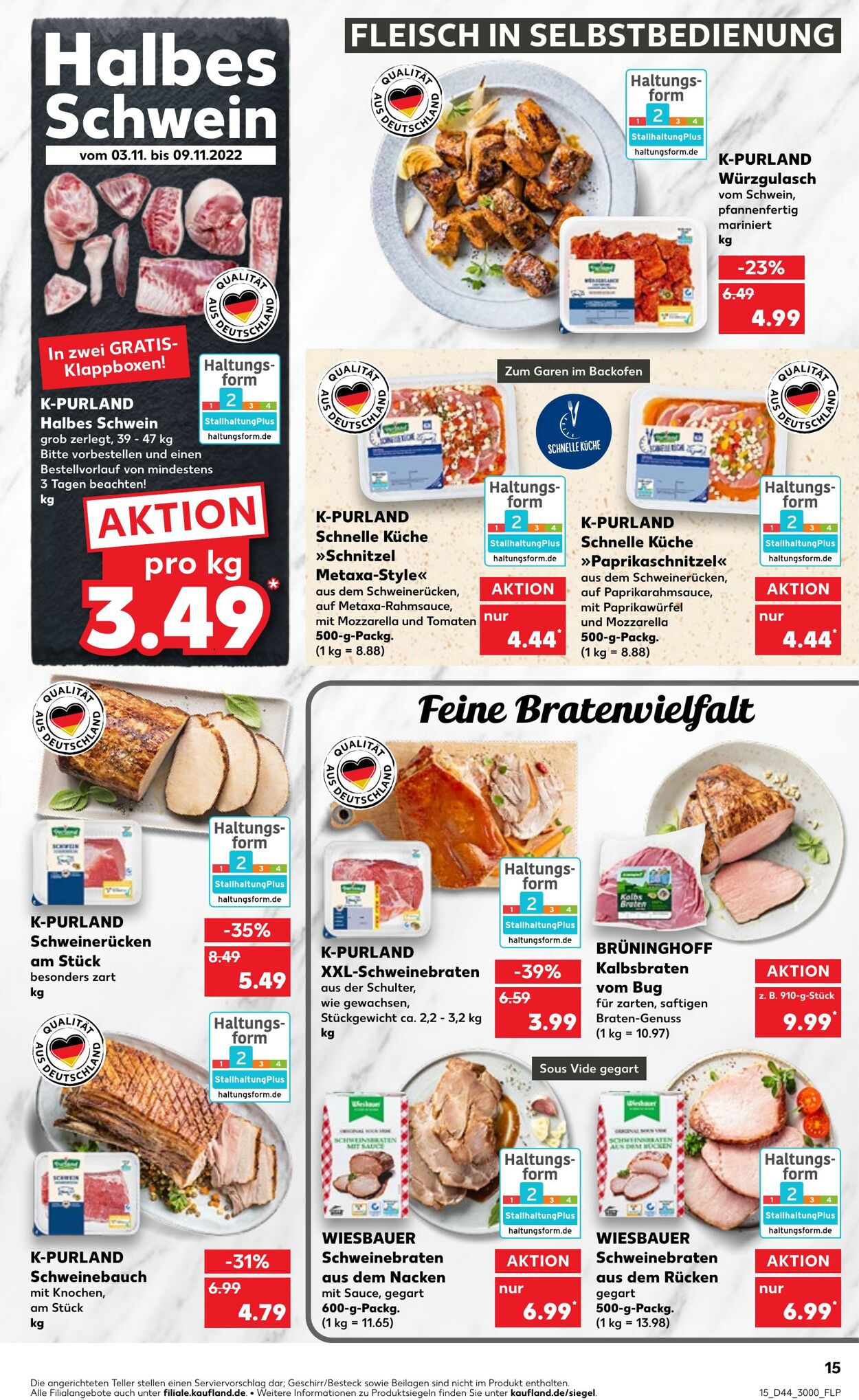 Prospekt Kaufland 03.11.2022 - 09.11.2022