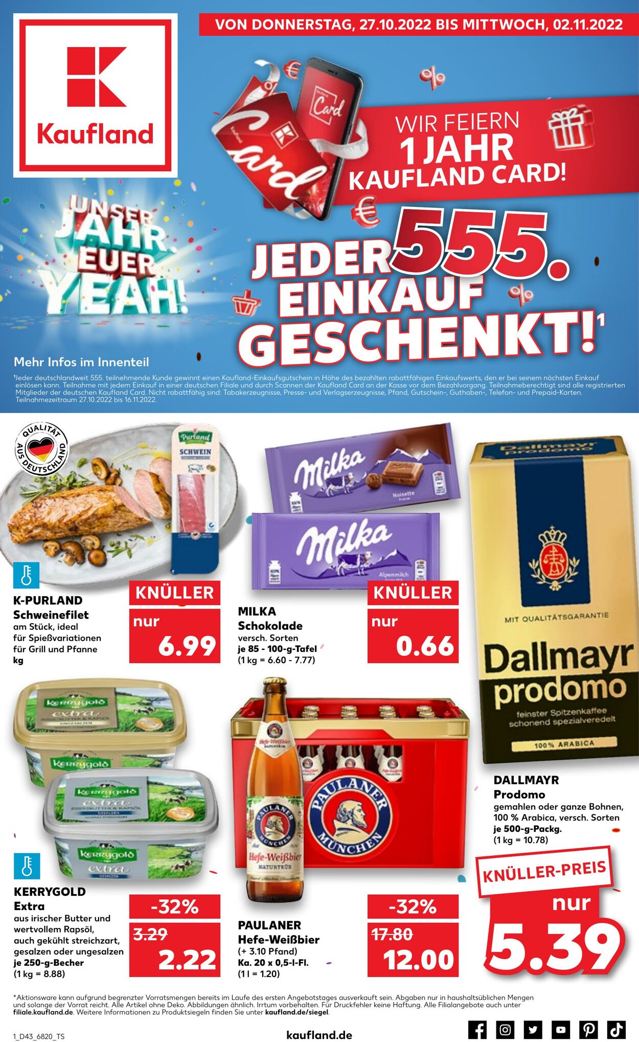 Prospekt Kaufland 27.10.2022 - 02.11.2022