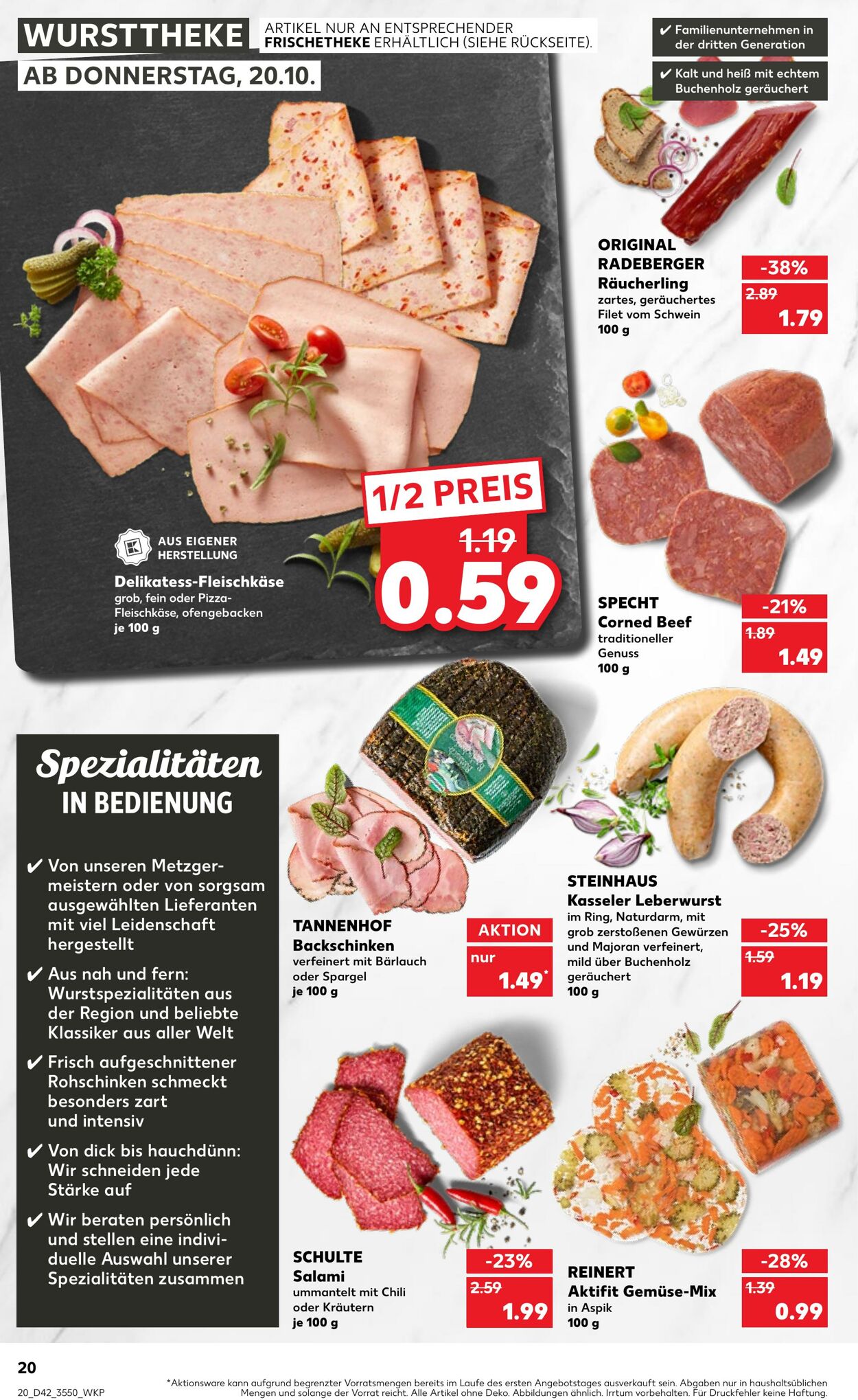 Prospekt Kaufland 20.10.2022 - 26.10.2022