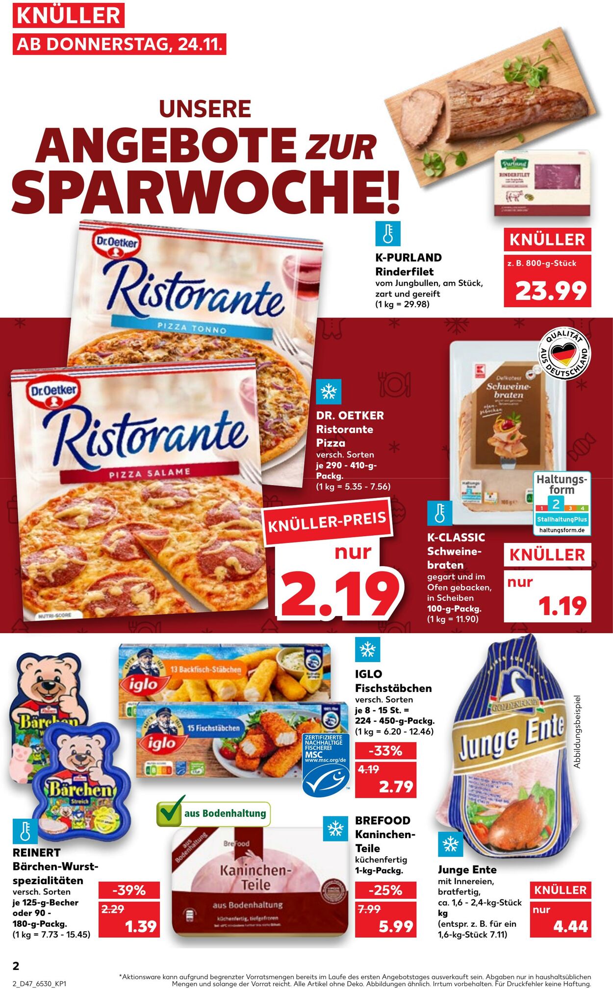 Prospekt Kaufland 24.11.2022 - 30.11.2022