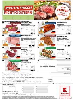 Prospekt Kaufland 31.03.2025 - 12.04.2025