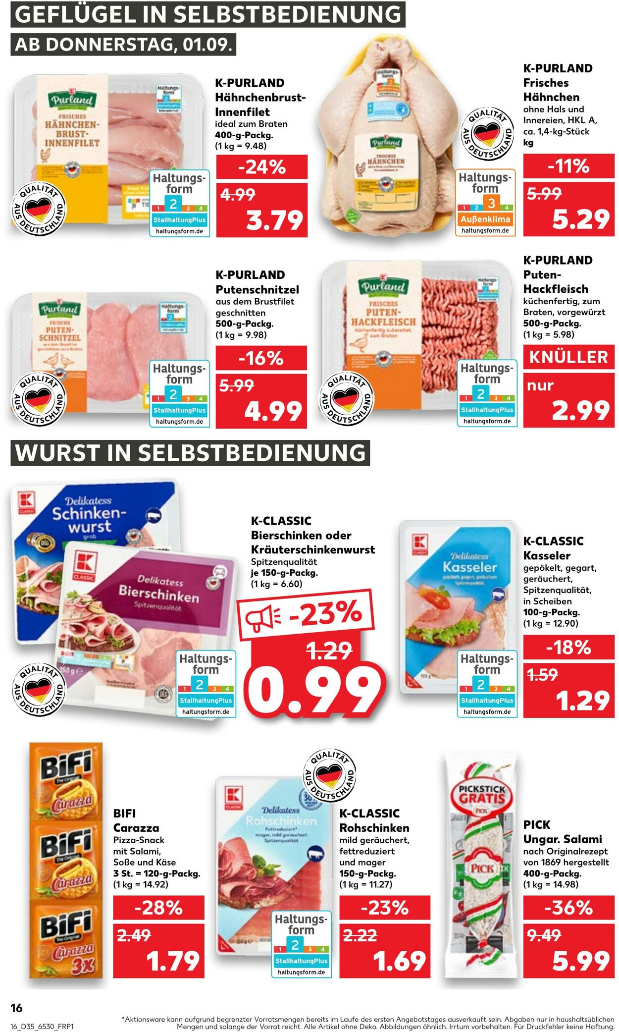 Prospekt Kaufland 01.09.2022 - 07.09.2022