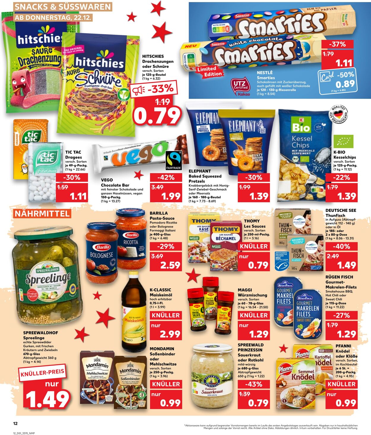 Prospekt Kaufland 22.12.2022 - 28.12.2022