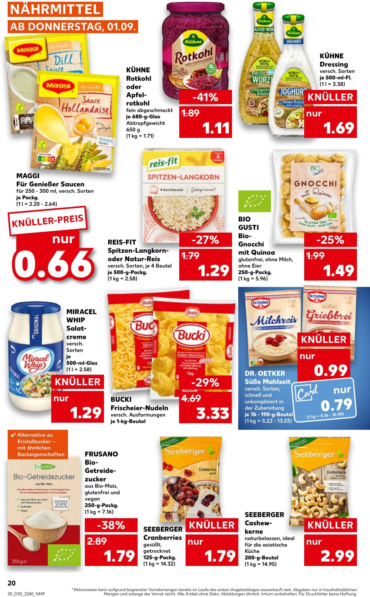 Prospekt Kaufland 01.09.2022 - 07.09.2022