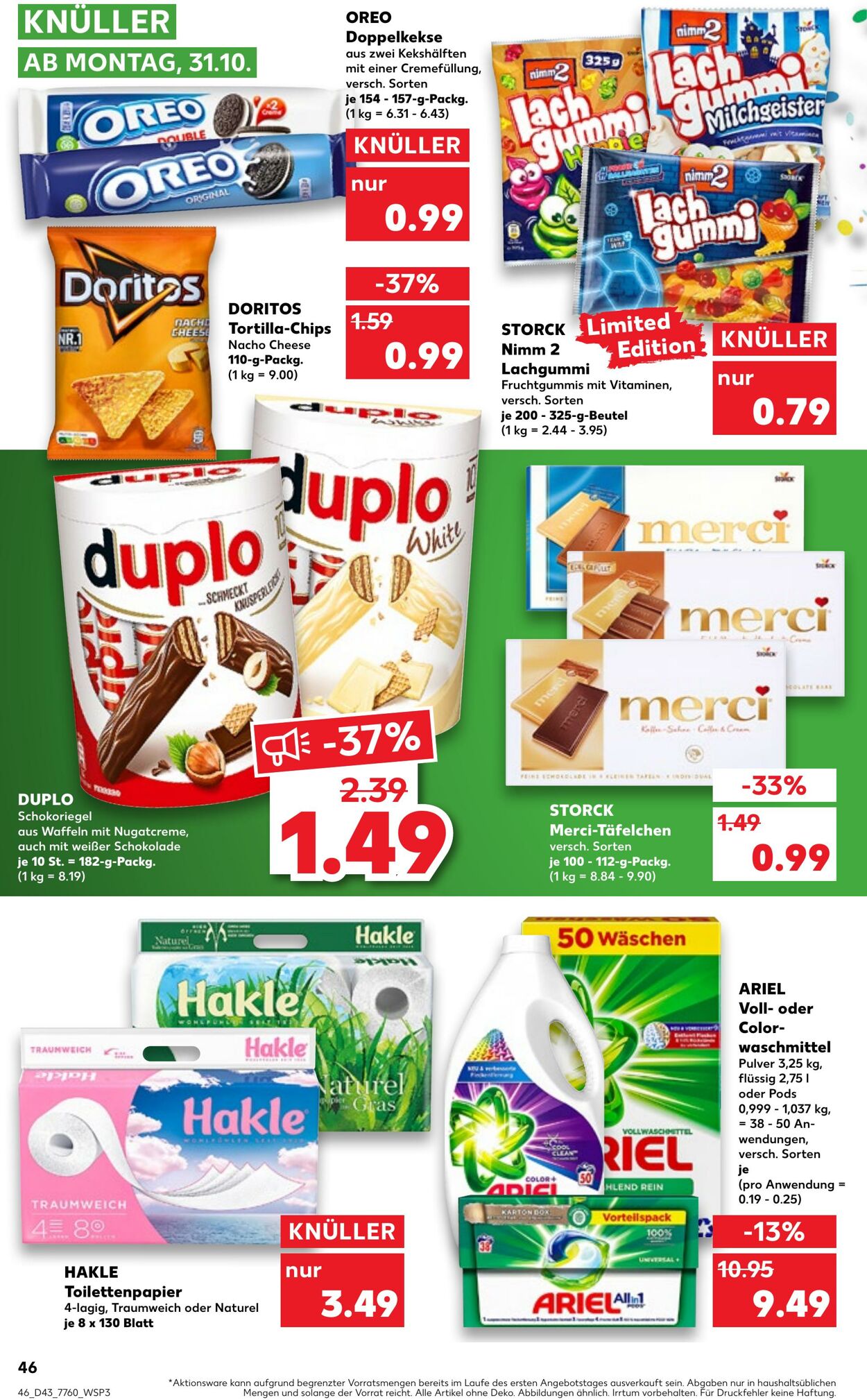 Prospekt Kaufland 27.10.2022 - 02.11.2022