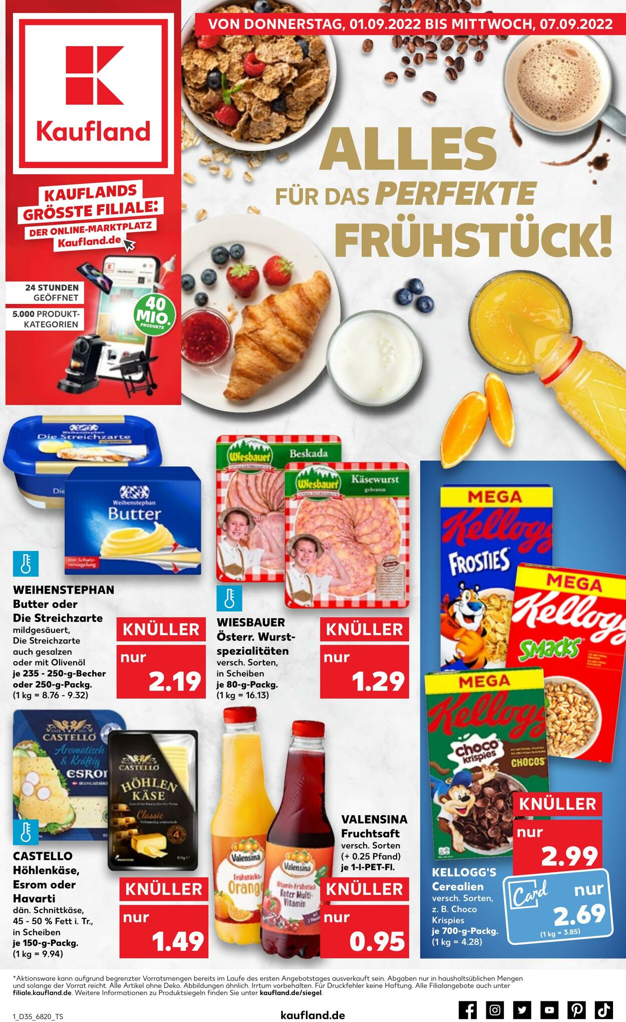 Prospekt Kaufland 01.09.2022 - 07.09.2022