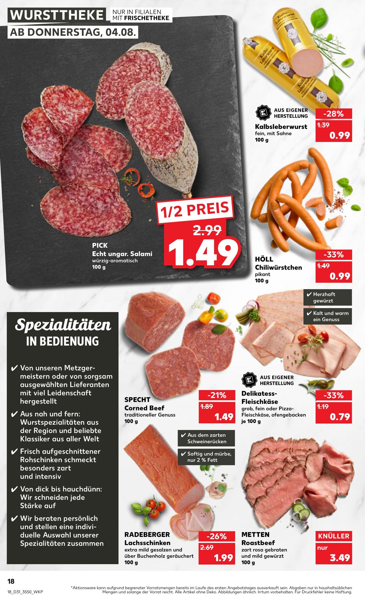 Prospekt Kaufland 04.08.2022 - 10.08.2022