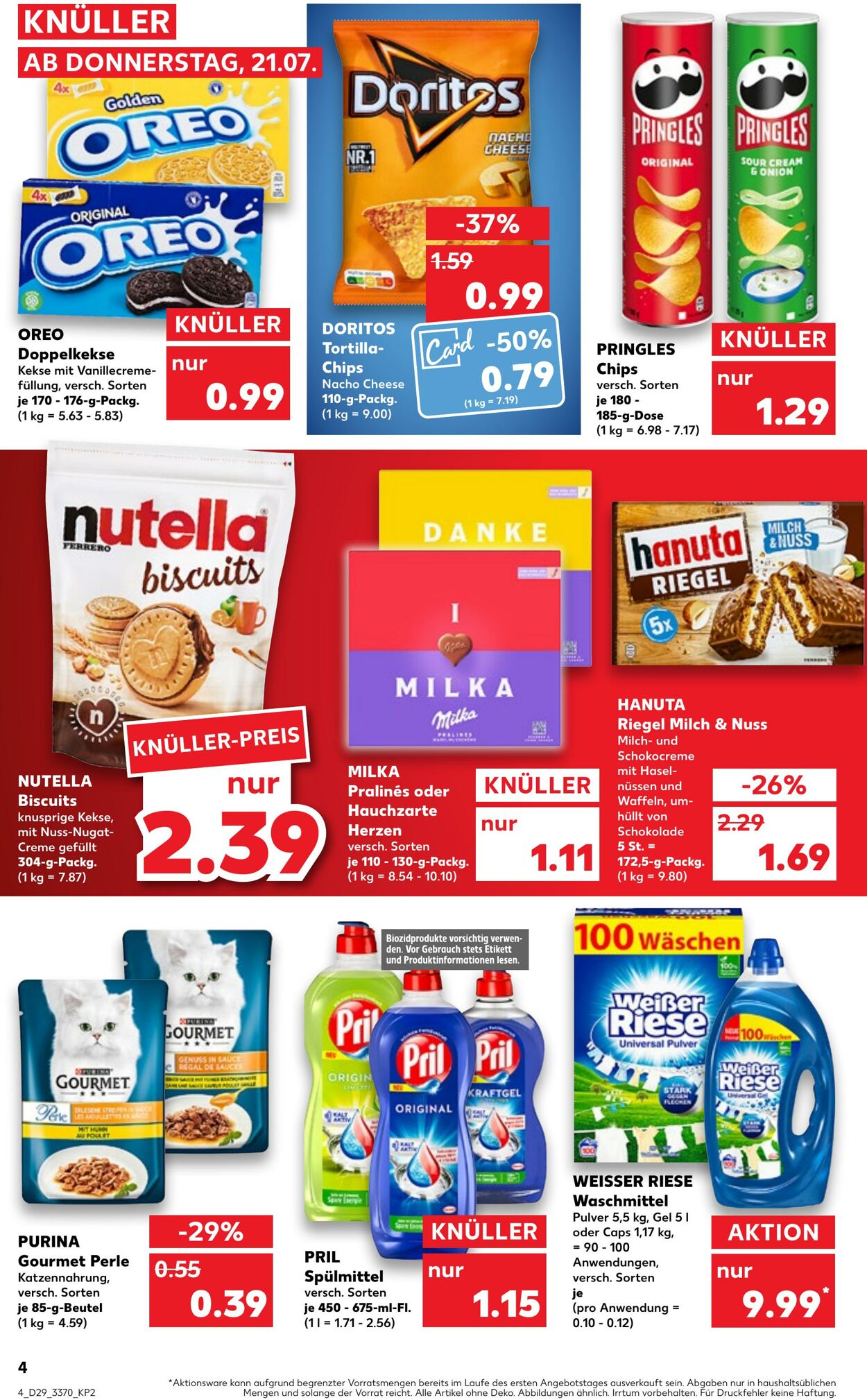 Prospekt Kaufland 21.07.2022 - 27.07.2022