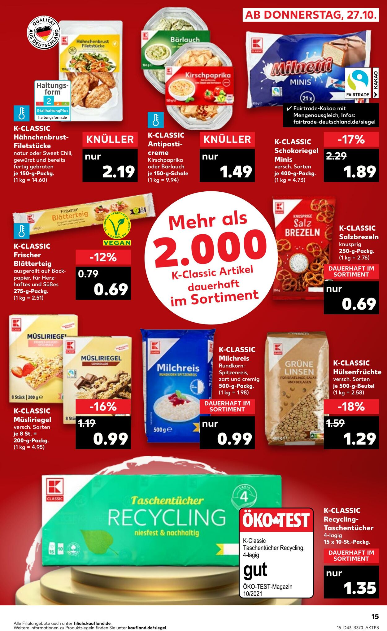 Prospekt Kaufland 27.10.2022 - 02.11.2022