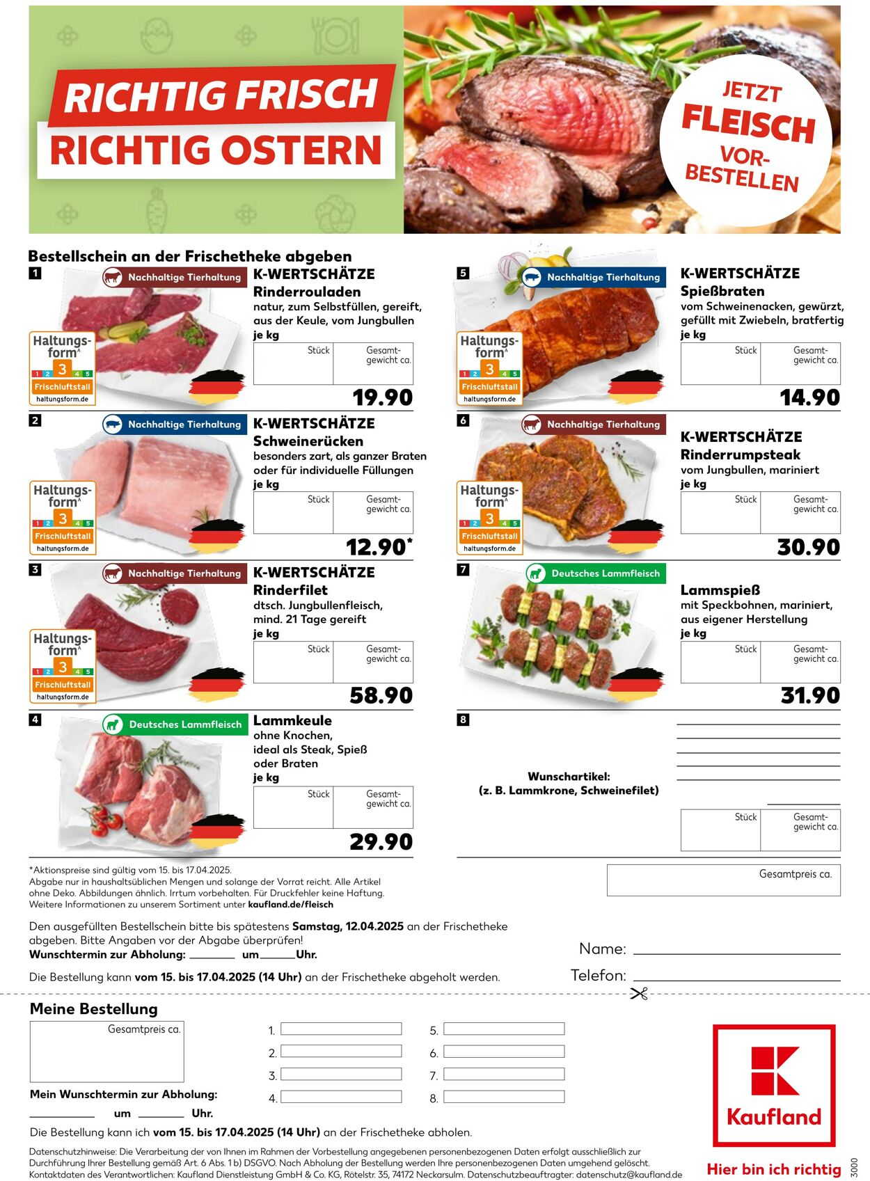 Prospekt Kaufland 31.03.2025 - 12.04.2025