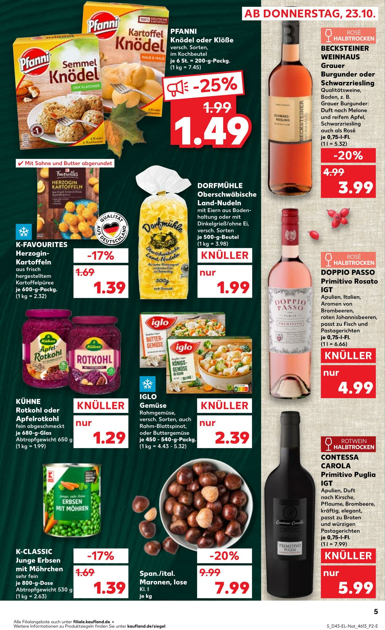 Prospekt Kaufland 23.10.2025 - 29.10.2025