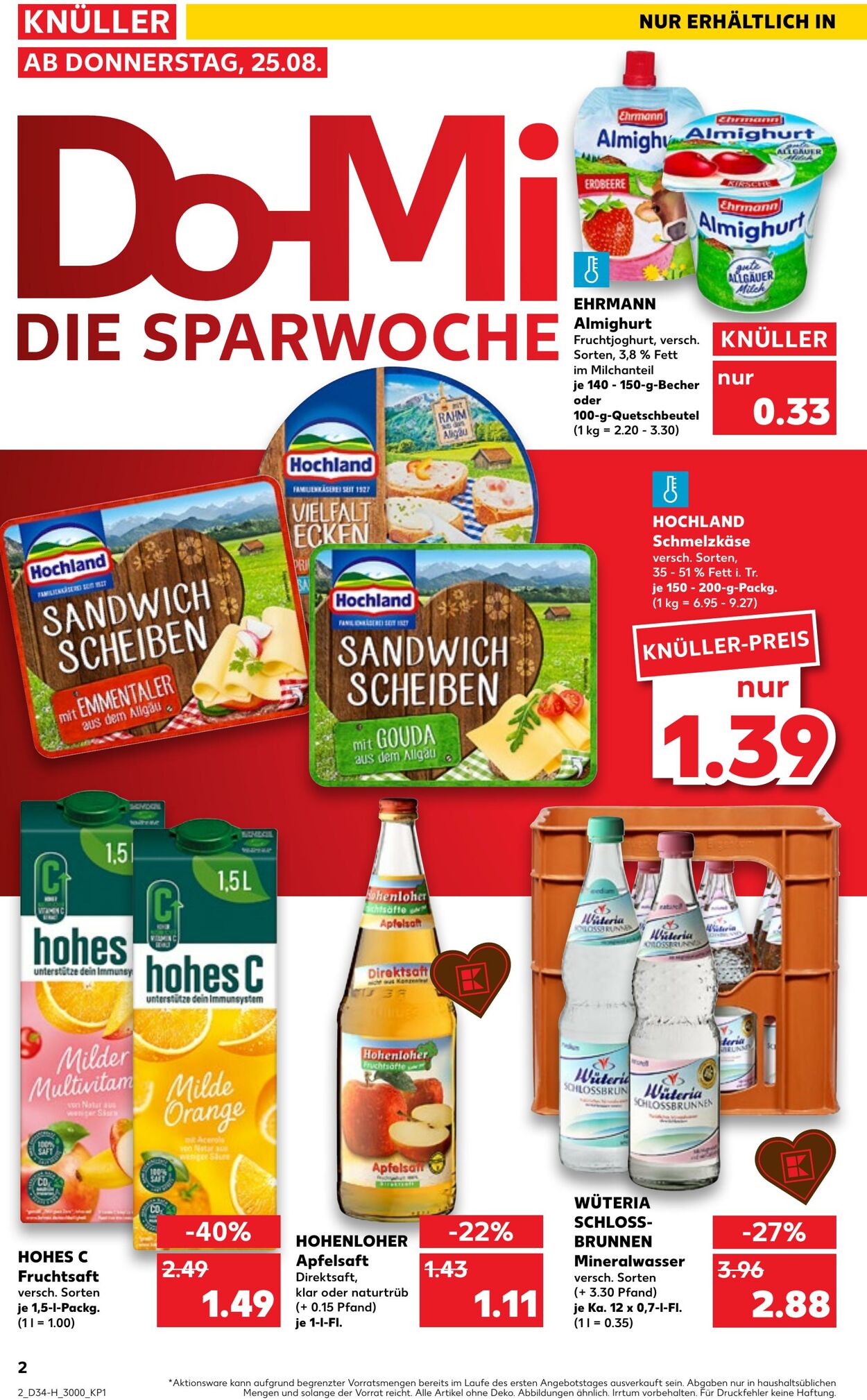 Prospekt Kaufland 25.08.2022 - 31.08.2022