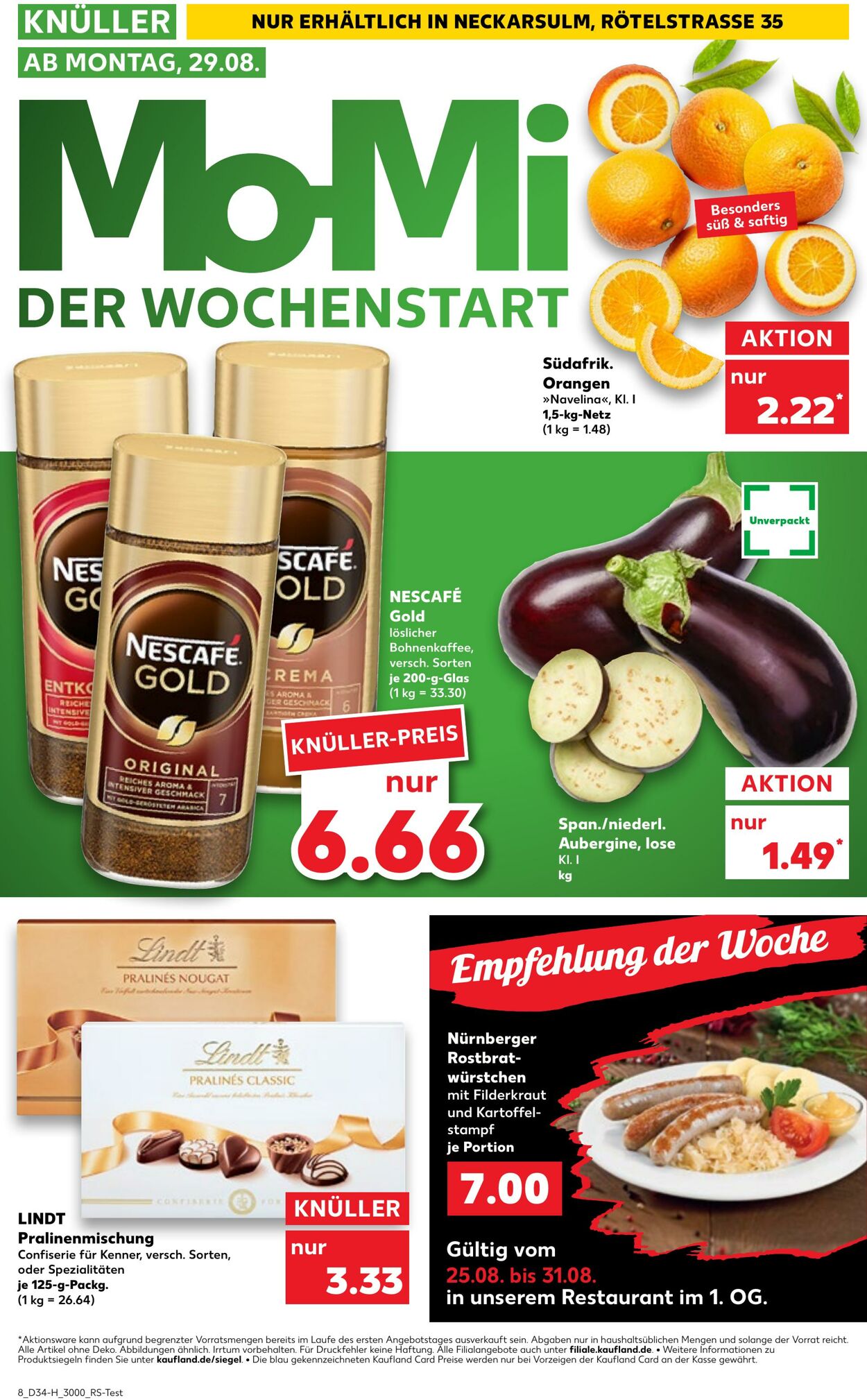 Prospekt Kaufland 25.08.2022 - 31.08.2022