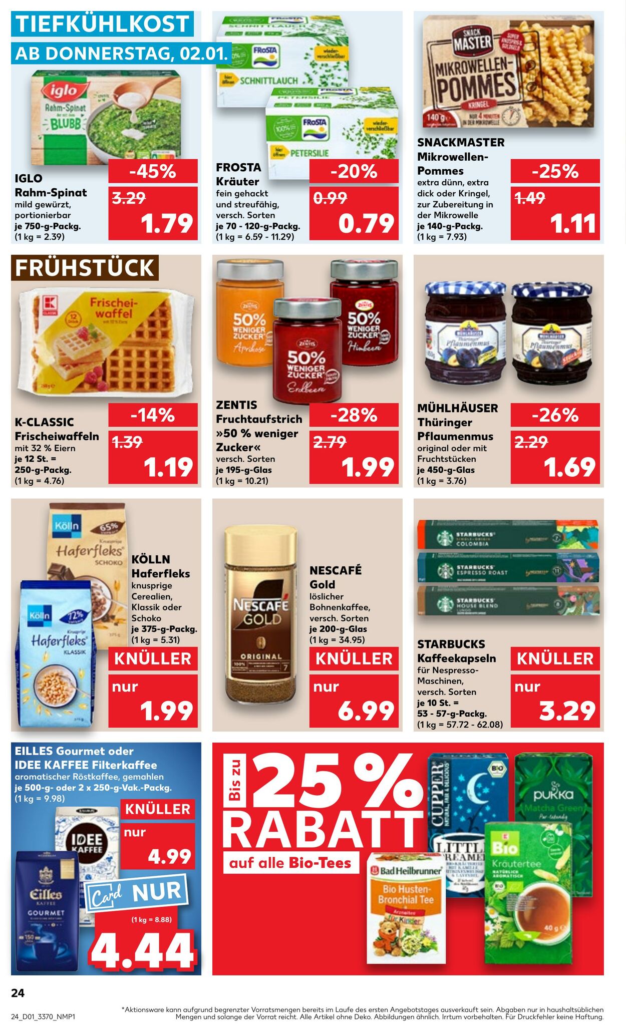 Prospekt Kaufland 01.01.2025 - 08.01.2025