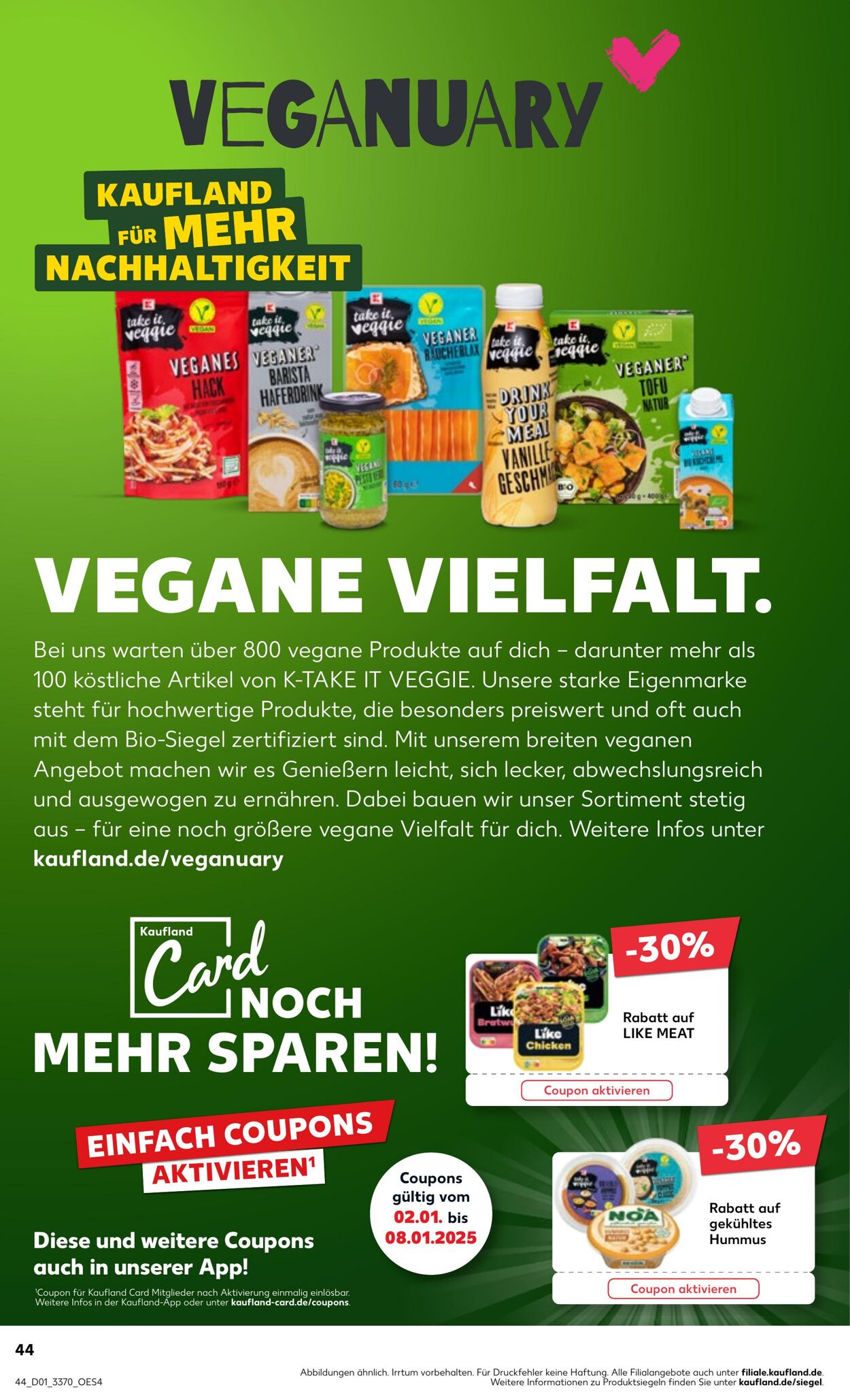 Prospekt Kaufland 01.01.2025 - 08.01.2025