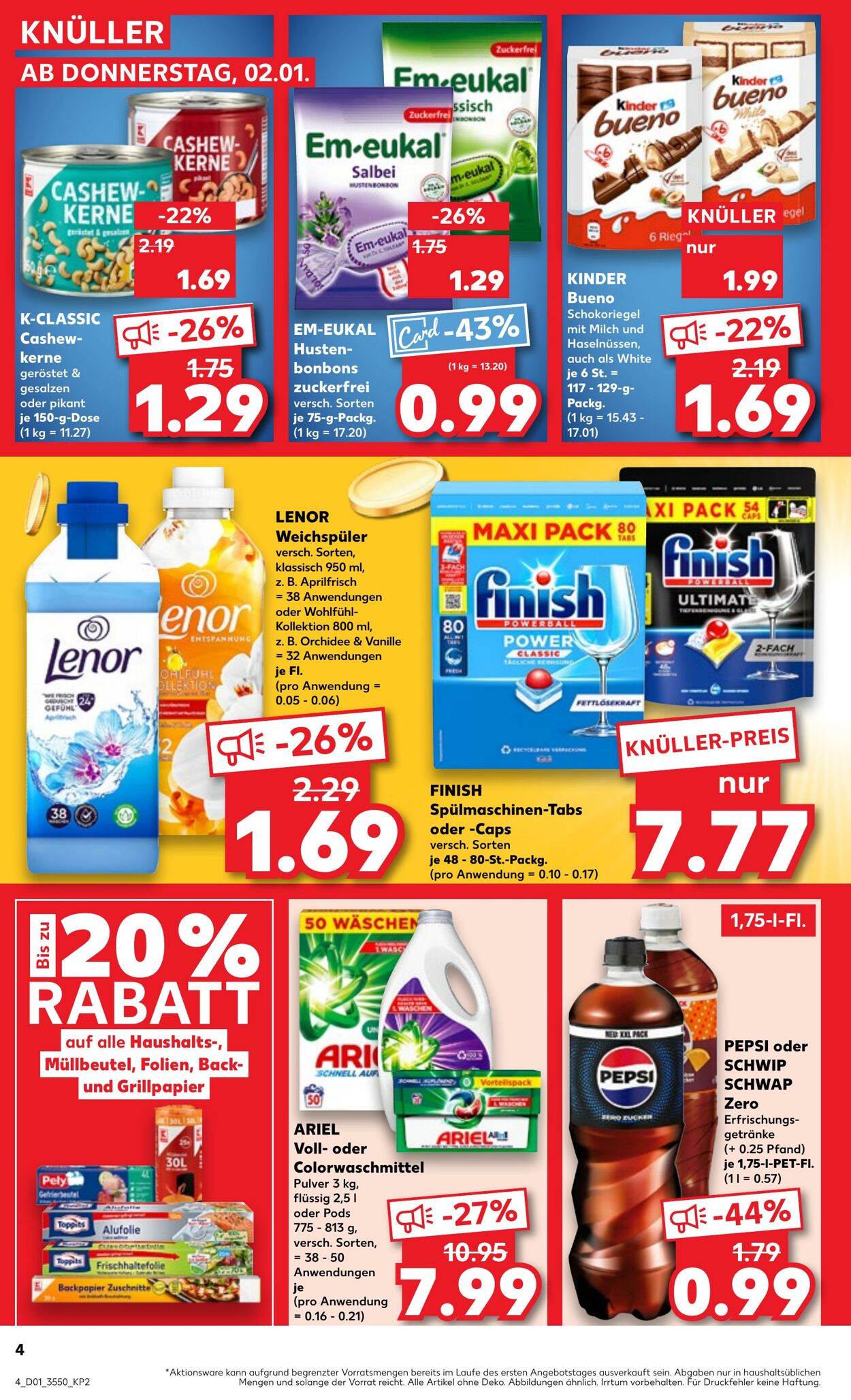 Prospekt Kaufland 01.01.2025 - 08.01.2025