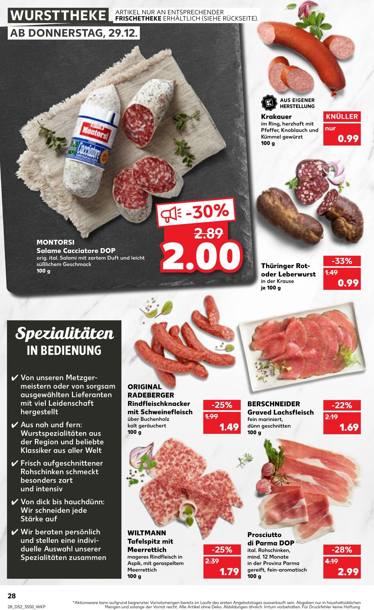 Prospekt Kaufland 29.12.2022 - 04.01.2023