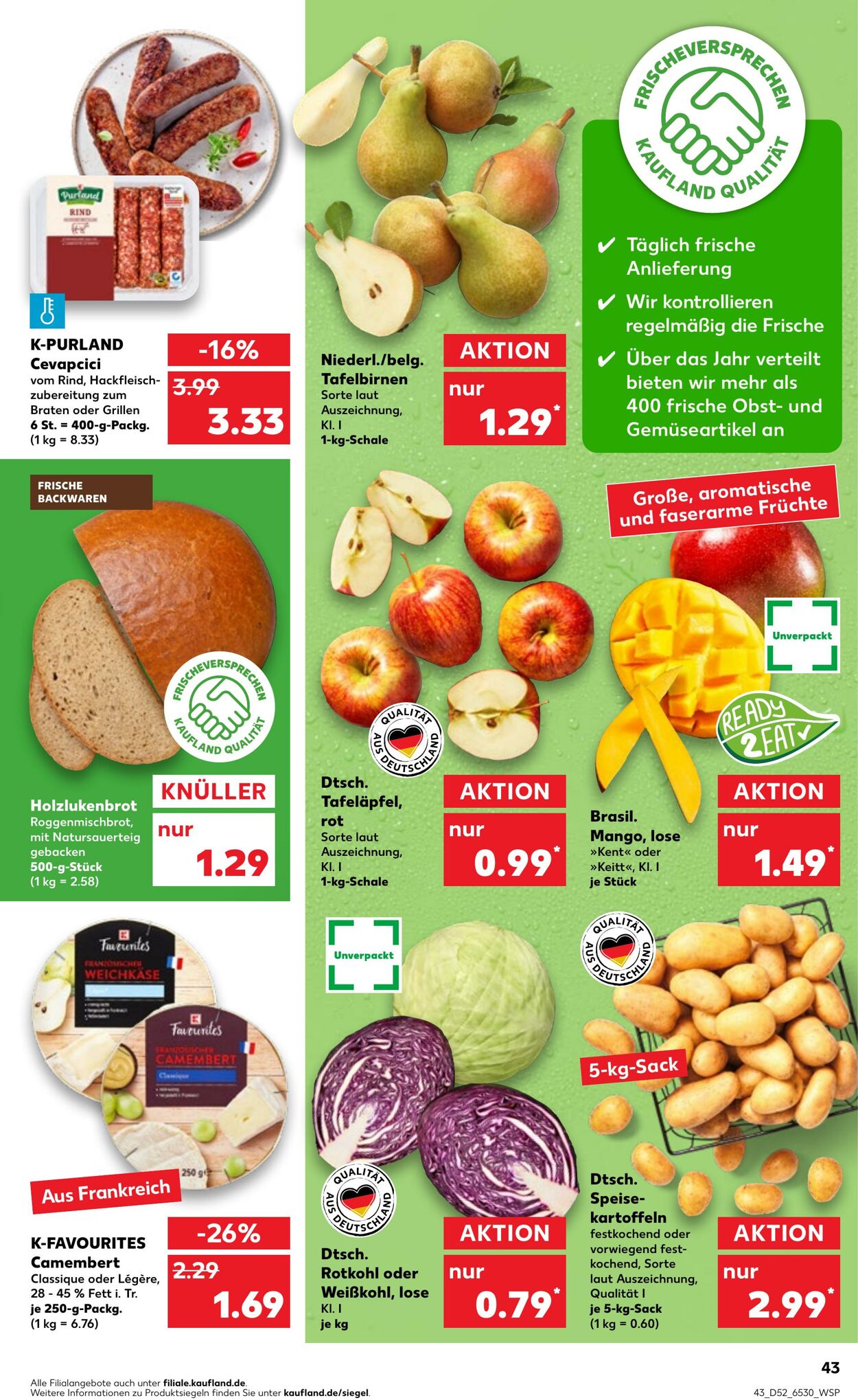 Prospekt Kaufland 29.12.2022 - 04.01.2023