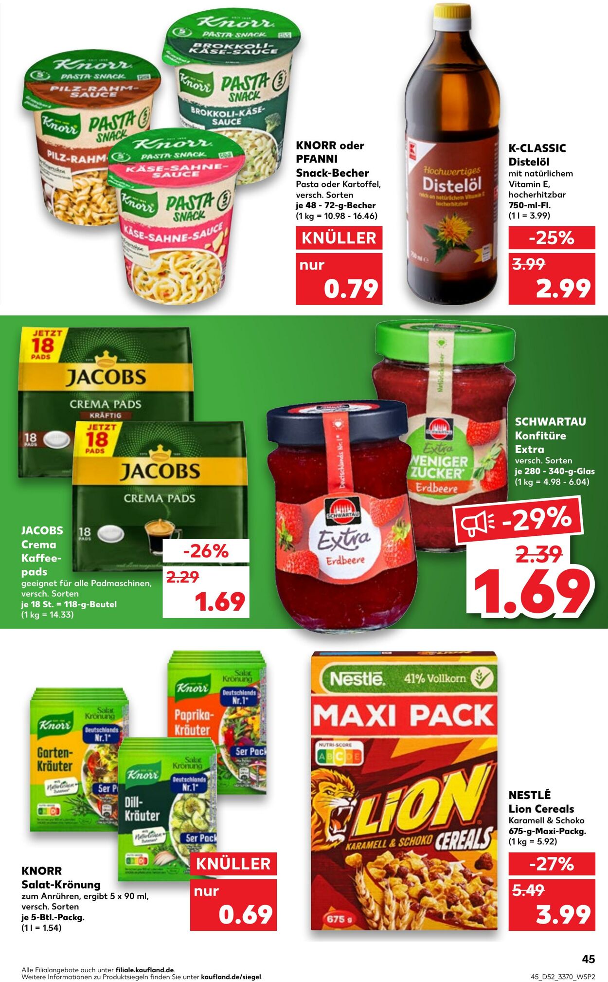 Prospekt Kaufland 29.12.2022 - 04.01.2023