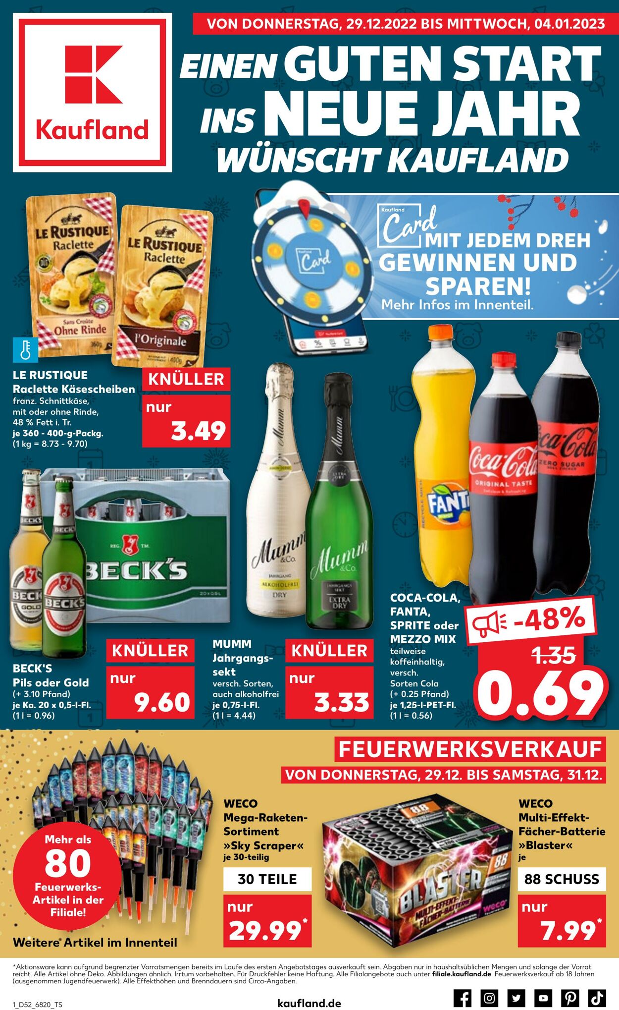 Prospekt Kaufland 29.12.2022 - 04.01.2023