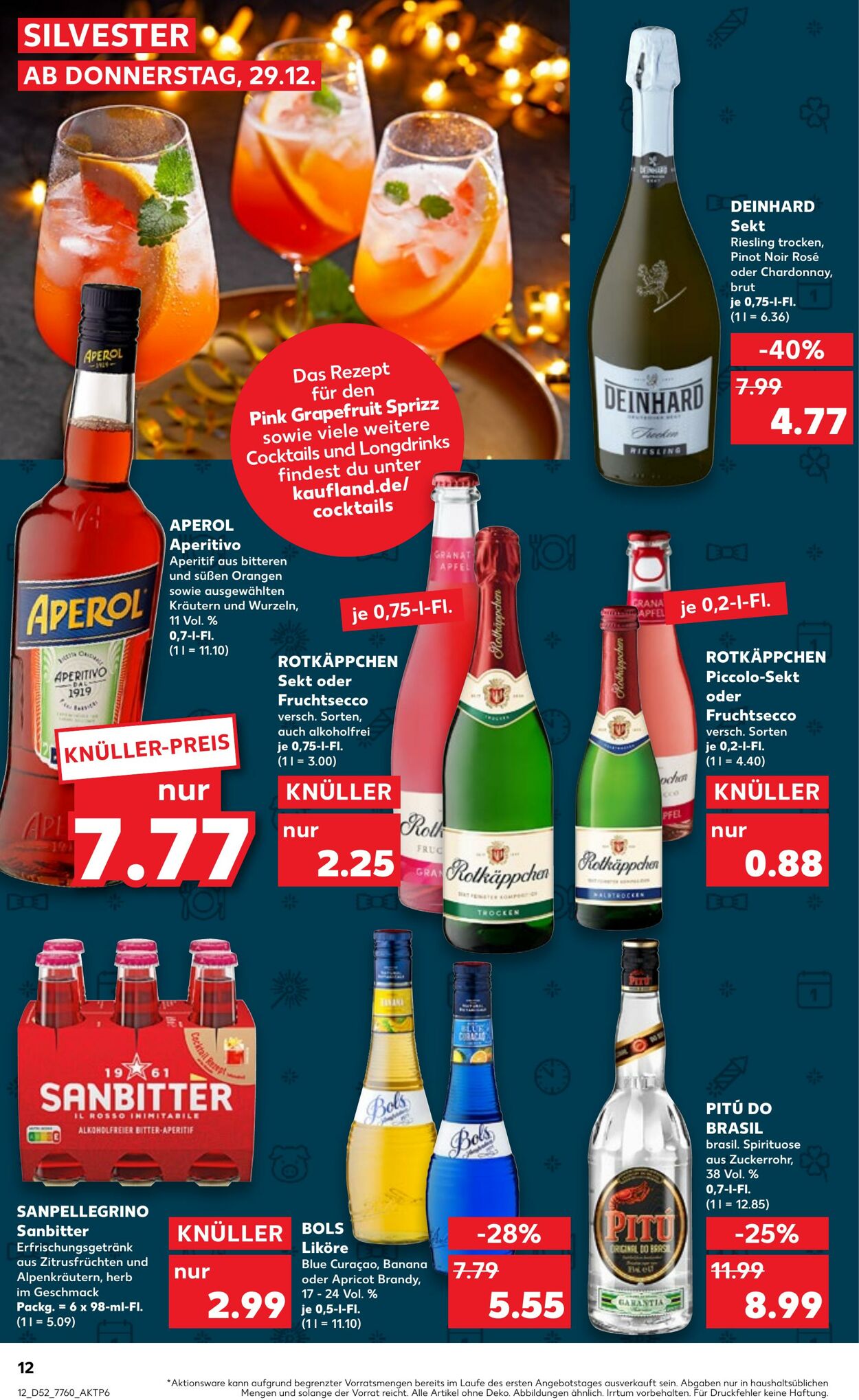 Prospekt Kaufland 29.12.2022 - 04.01.2023