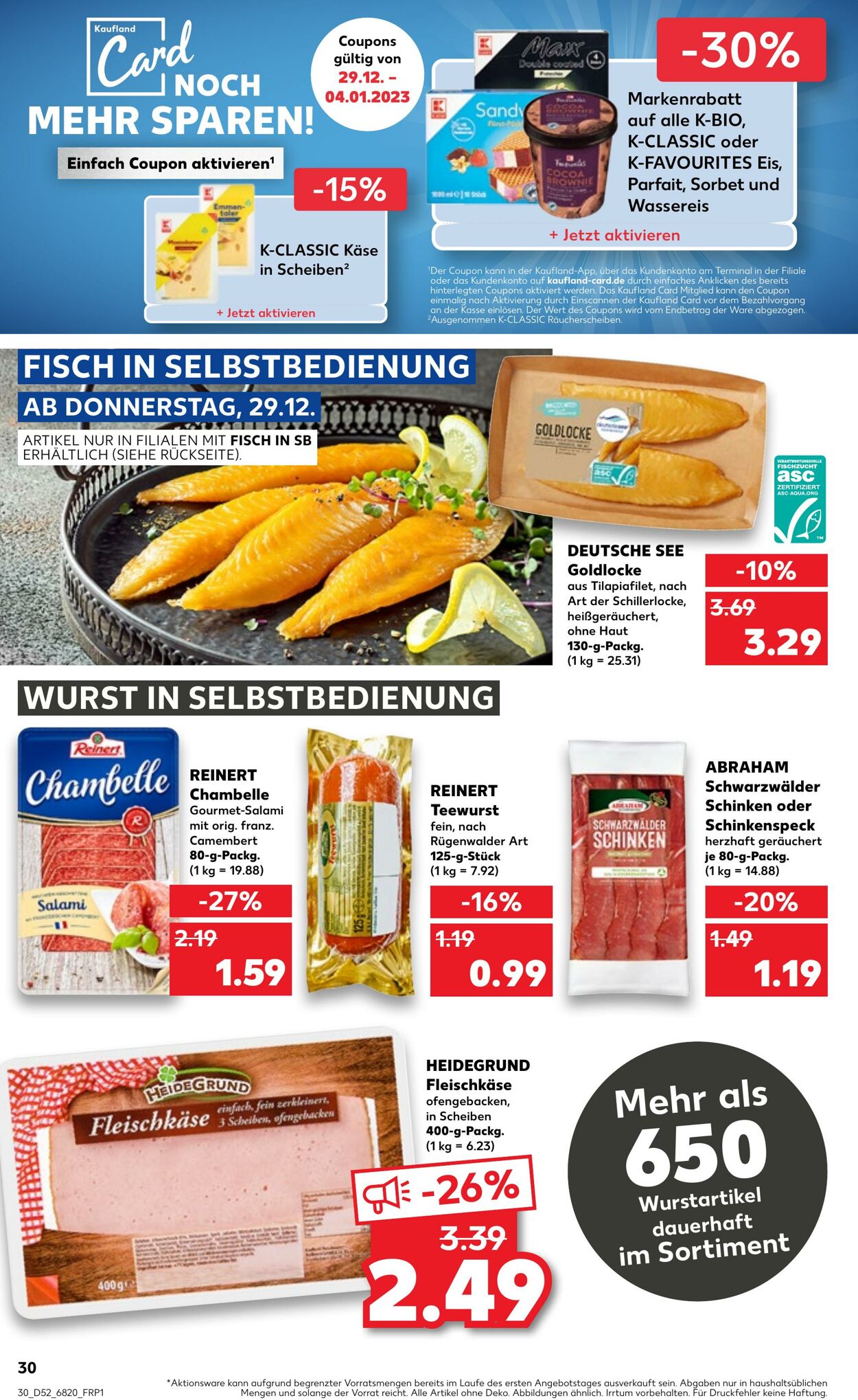 Prospekt Kaufland 29.12.2022 - 04.01.2023