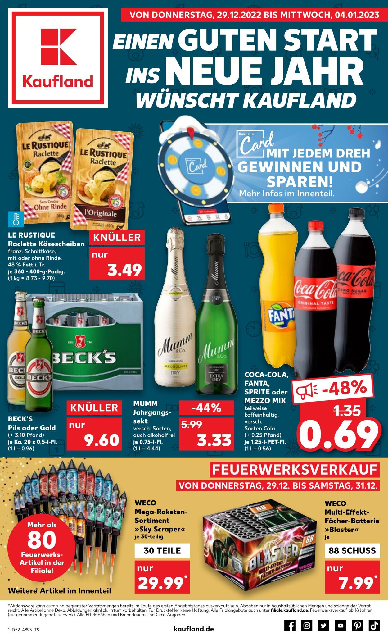 Prospekt Kaufland 29.12.2022 - 04.01.2023