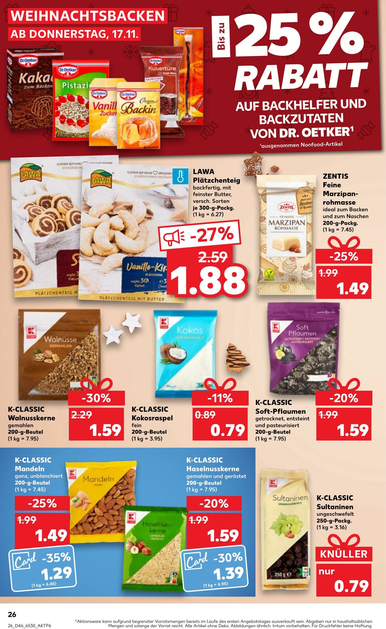 Prospekt Kaufland 17.11.2022 - 23.11.2022